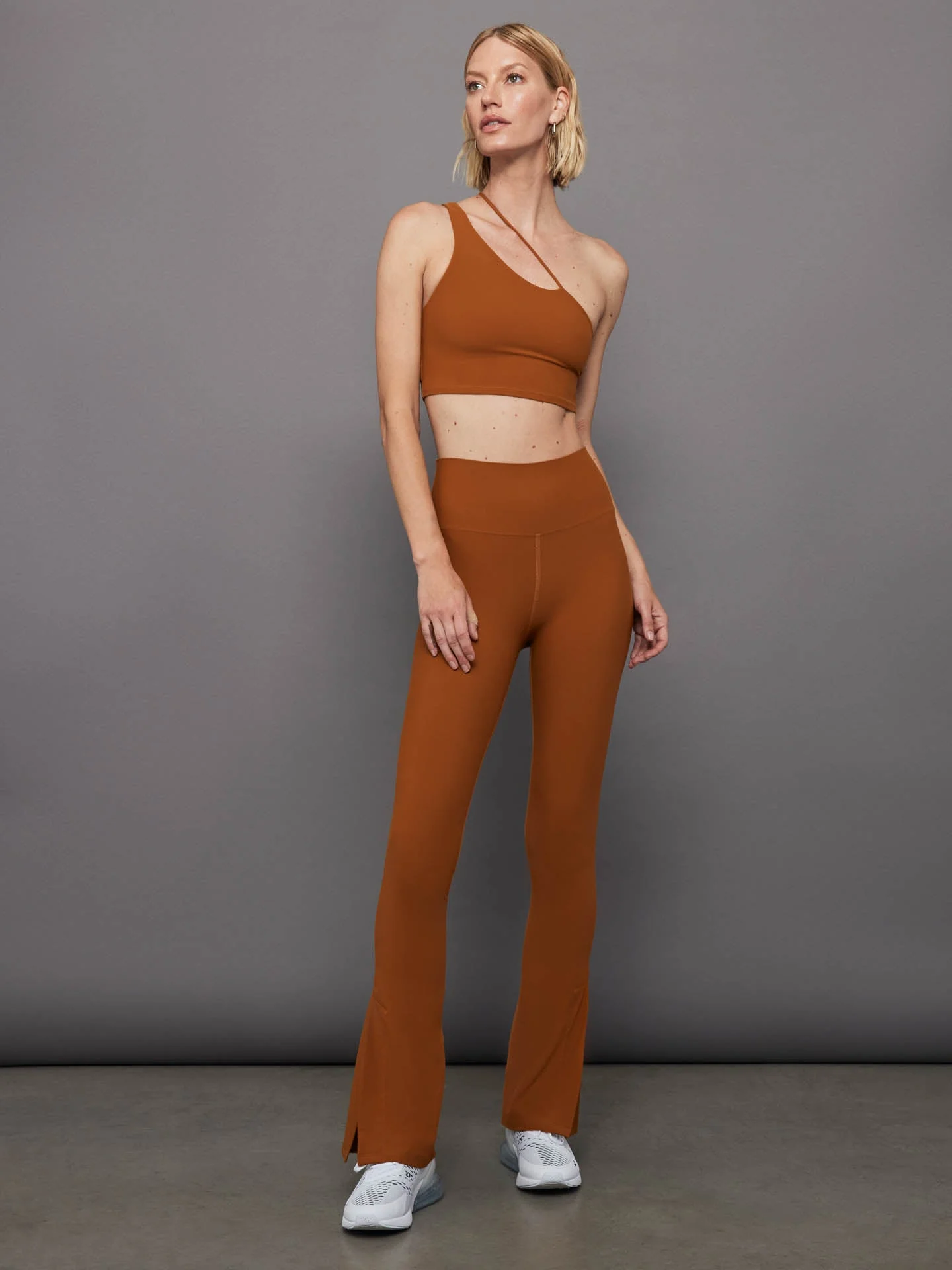 Carbon38 | One Shoulder Convertible Bra Top in Melt | Caramel Cafe - Image 3