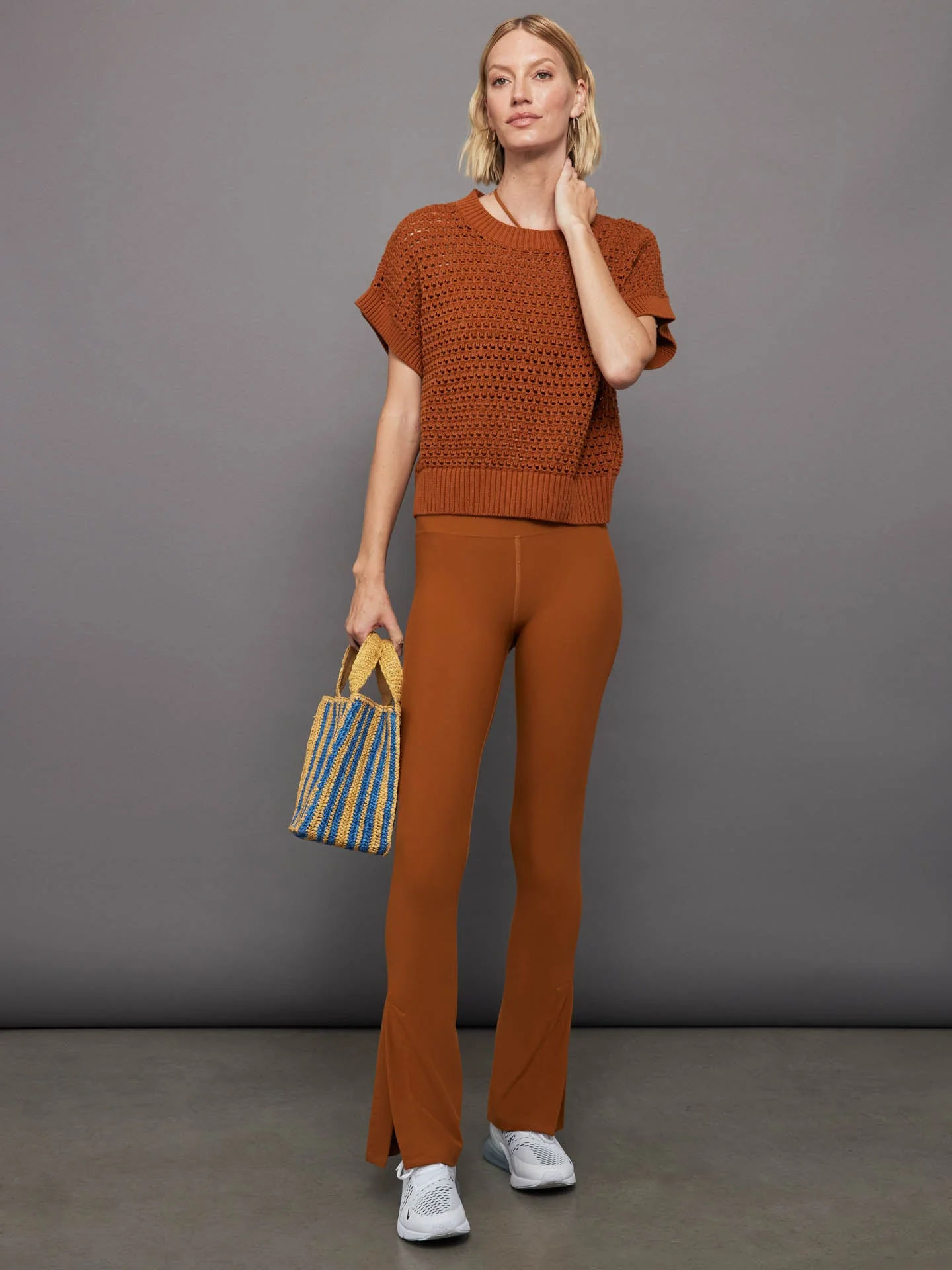 Carbon38 | One Shoulder Convertible Bra Top in Melt | Caramel Cafe - Image 4