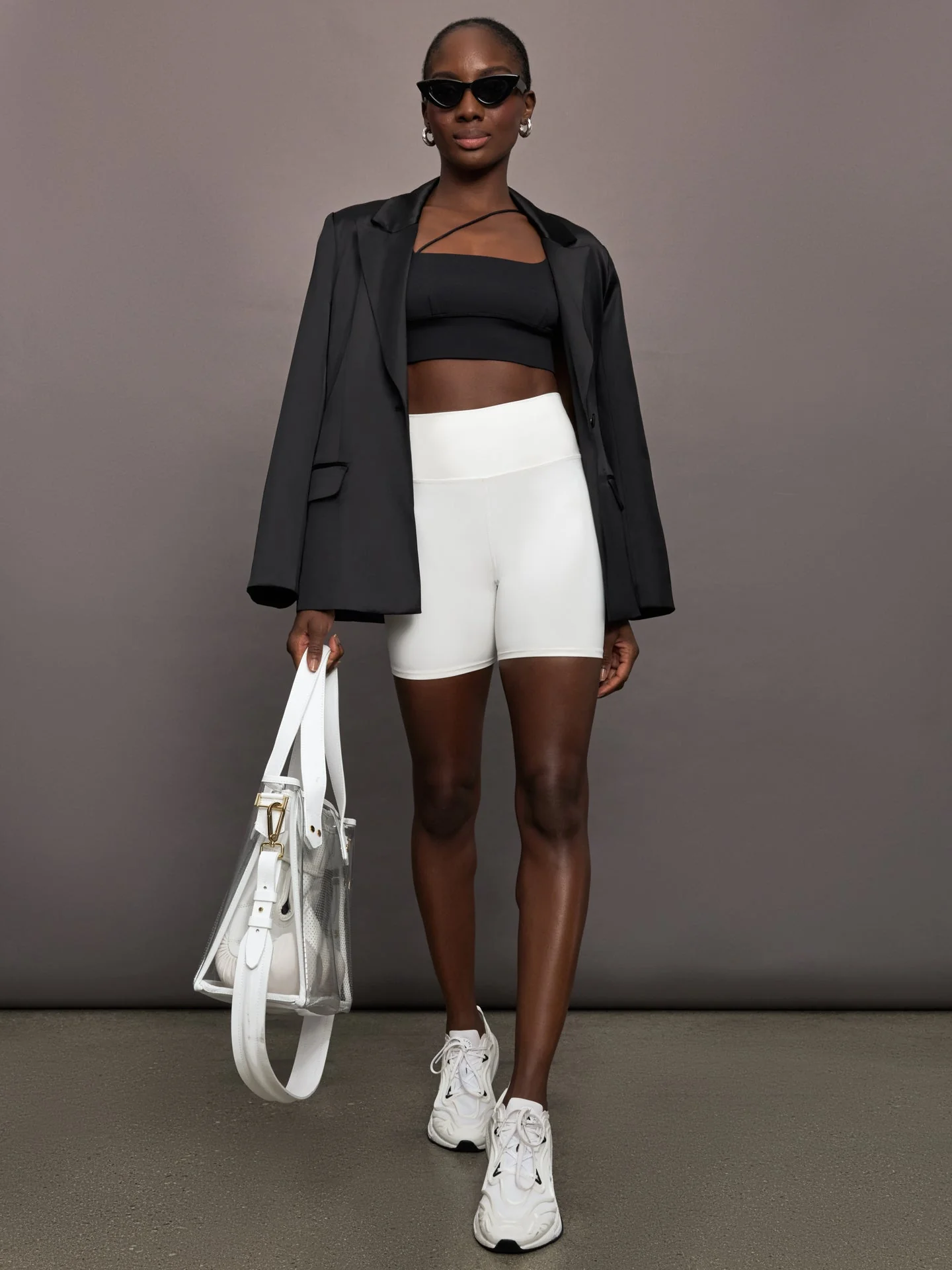 Carbon38 | Satin Blazer | Black - Image 2