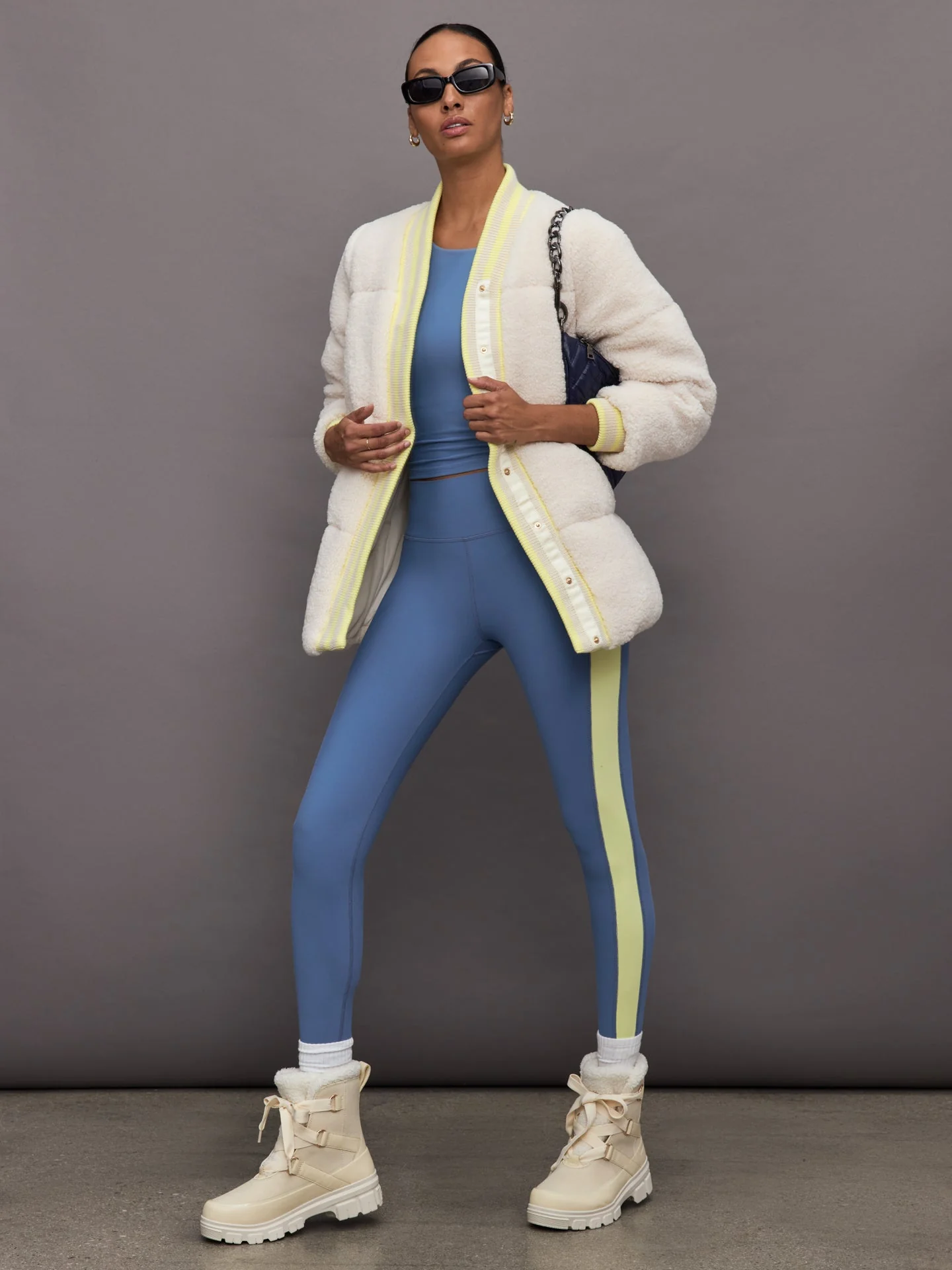 Carbon38 | Sherpa Puffer Jacket | Natural Sherpa - Image 2