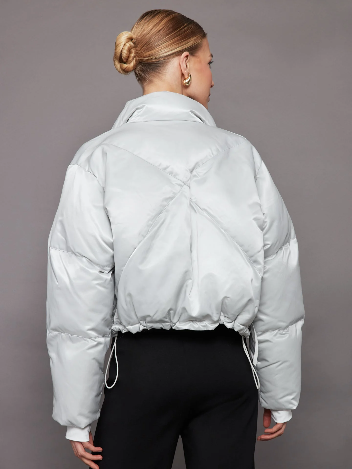 Shoreditch Ski Club | Hallie Puffer | Ice Grey - Image 4