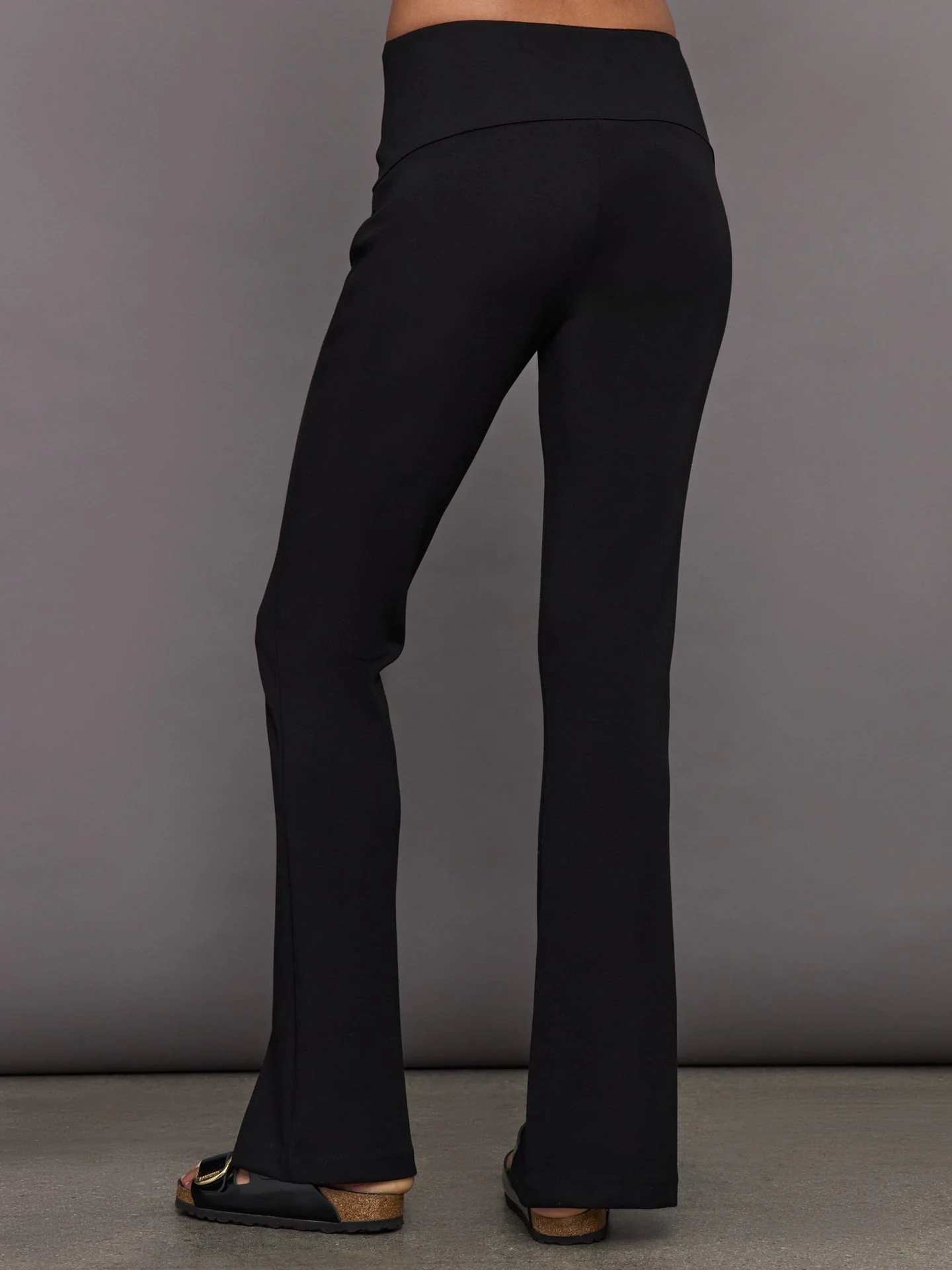 Carbon38 | Split Leg Pant in Scuba | Black - Image 5
