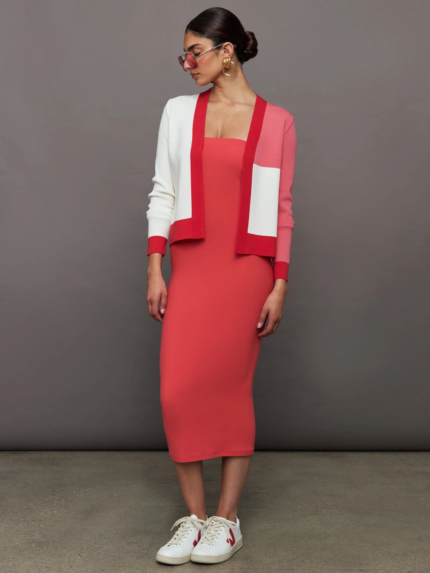 Carbon38 | Strapless Dress in Melt | Tomato - Image 2