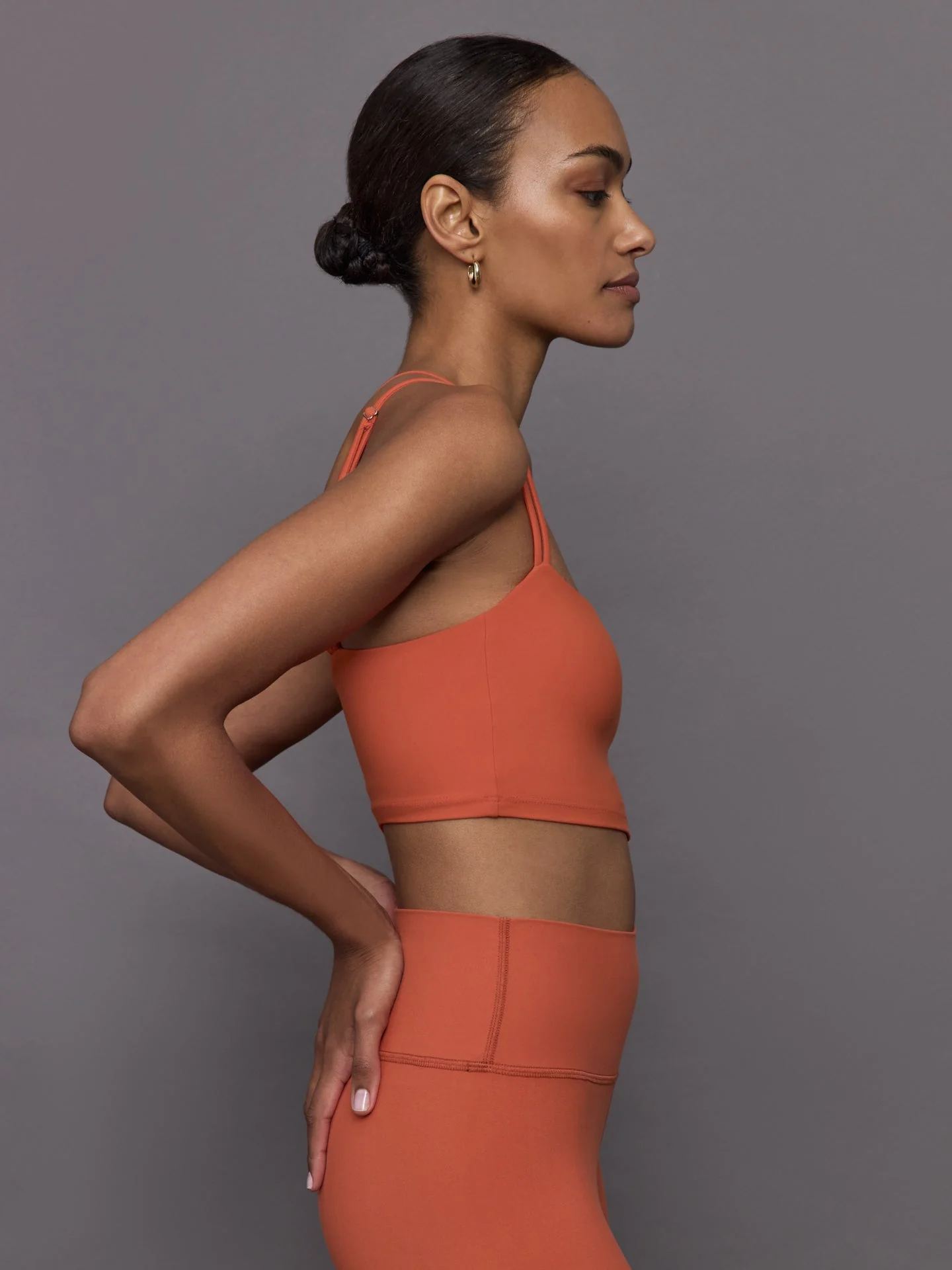 Carbon38 | Strappy Bra in Melt | Burnt Sienna - Image 3