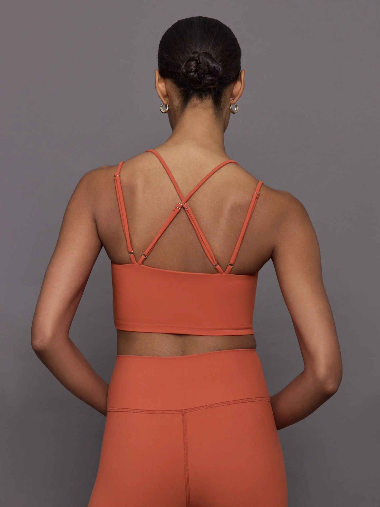 Carbon38 | Strappy Bra in Melt | Burnt Sienna - Image 4