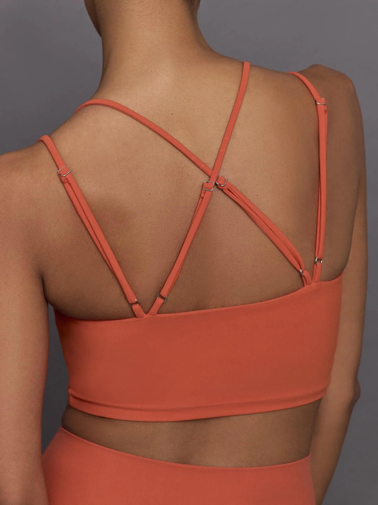 Carbon38 | Strappy Bra in Melt | Burnt Sienna - Image 5
