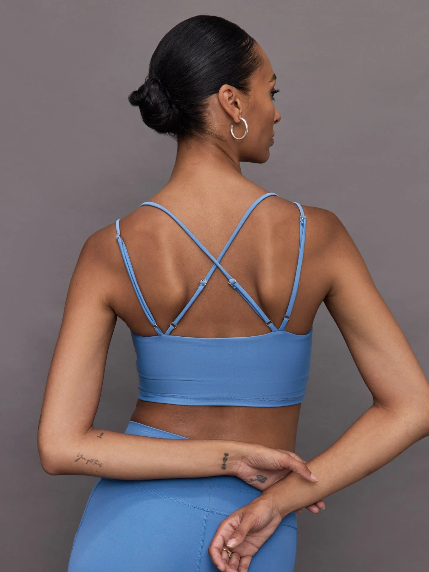 Carbon38 | Strappy Bra in Melt | Coronet Blue - Image 3