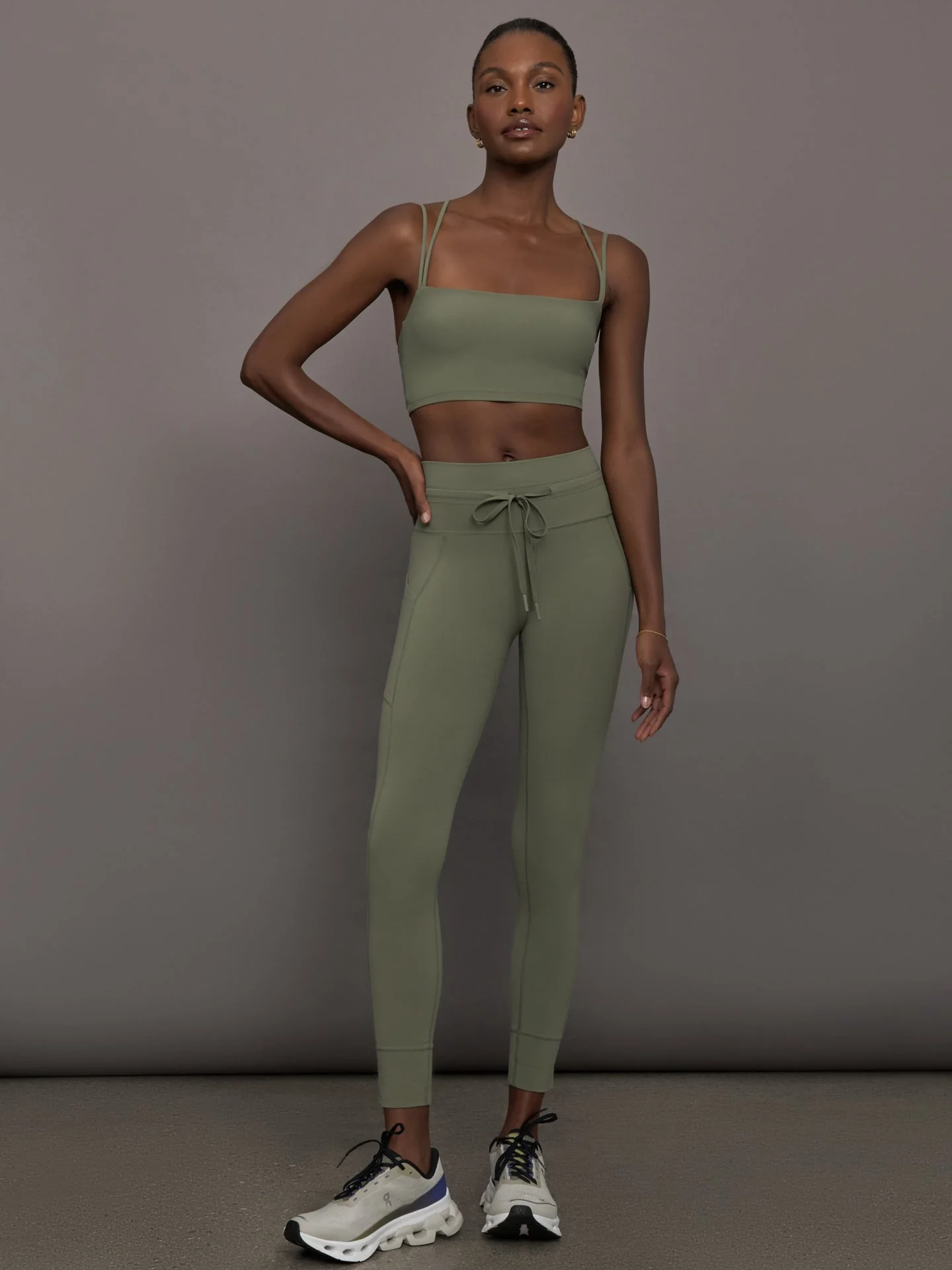 Strappy Bra in Melt | Moss - Image 2
