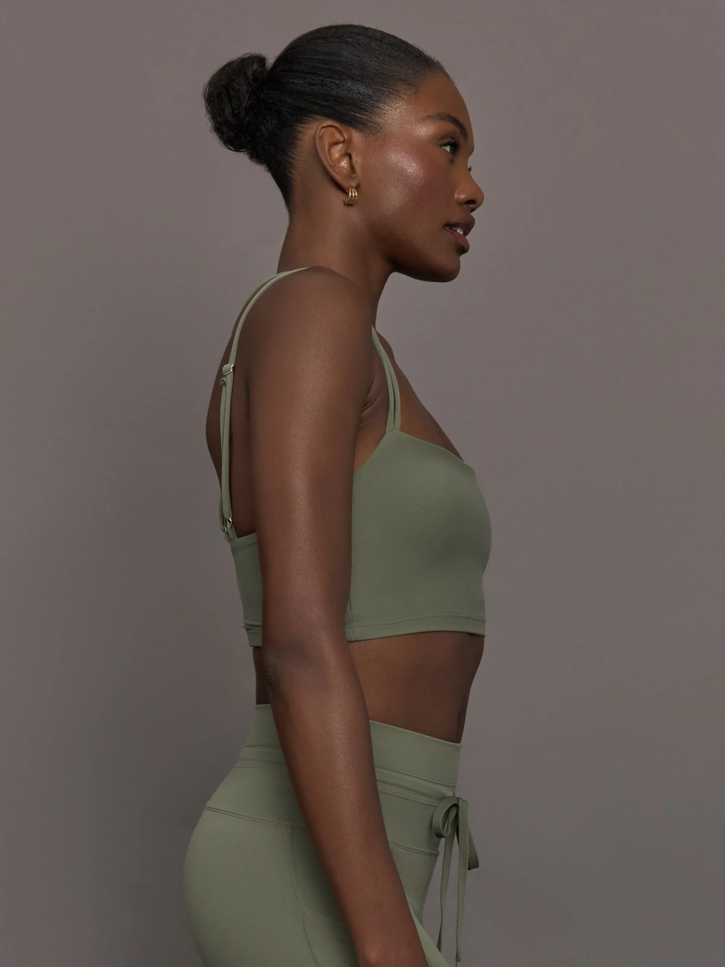 Strappy Bra in Melt | Moss - Image 3