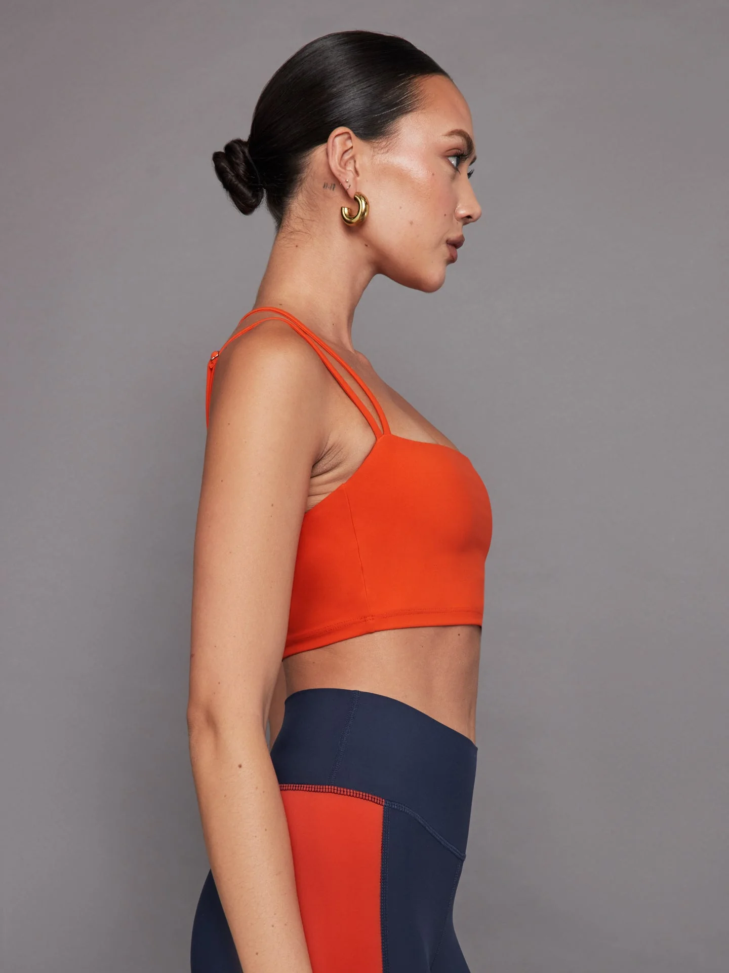 Carbon38 | Strappy Bra in Melt | Orange - Image 3
