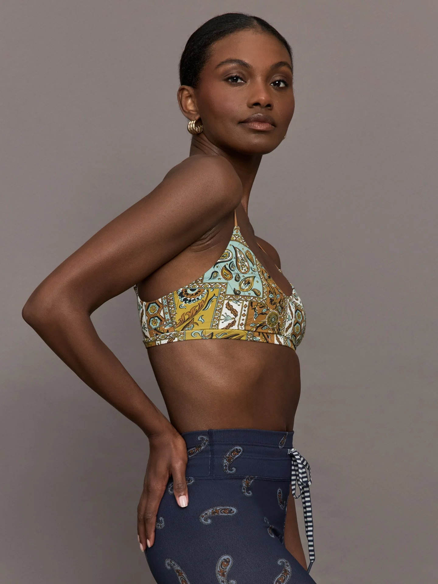 The Upside | Vadella Ballet Bra | Paisley - Image 3