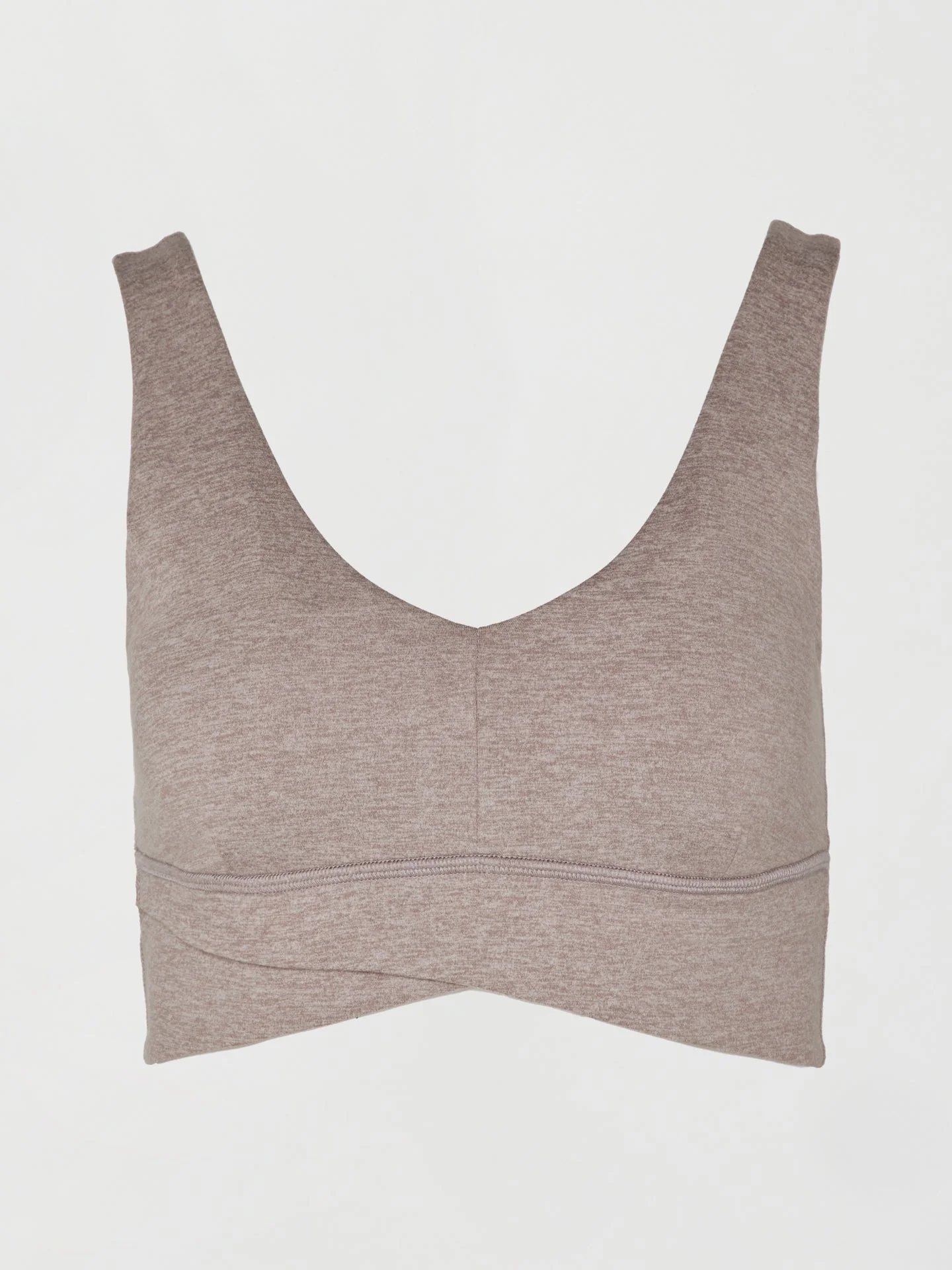 Carbon38 | Wrap Bra in Heather Melt | Heather Oatmeal - Image 5