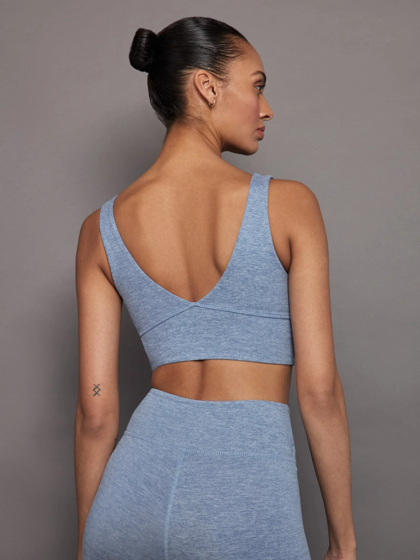 Carbon38 | Wrap Bra in Heather Melt | Quiet Harbor - Image 3