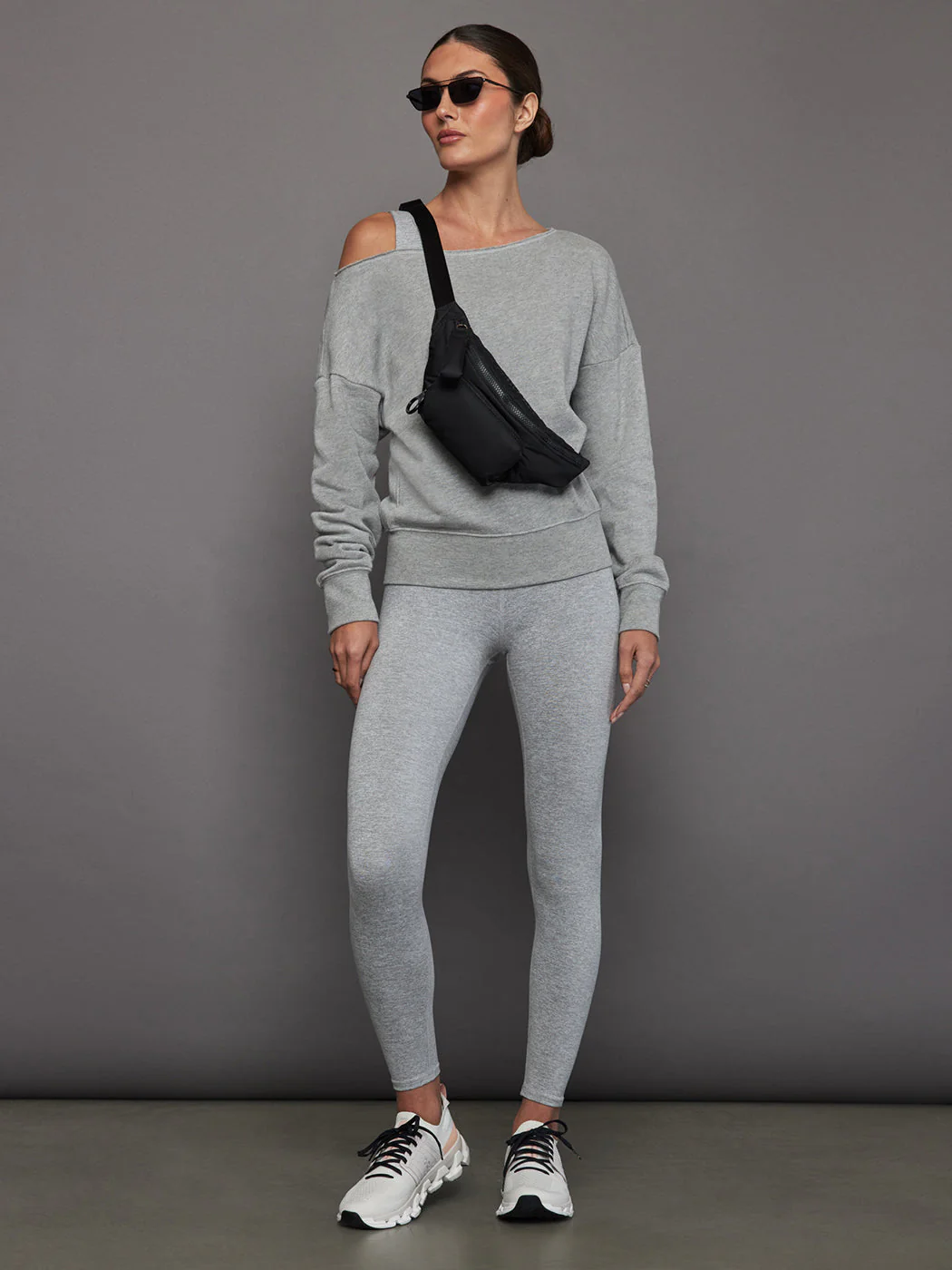 Carbon38 | Wrap Bra in Heather Melt | Silver Heather - Image 4