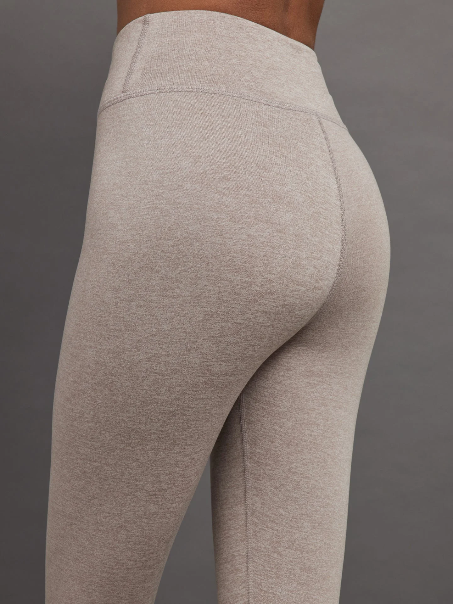 Carbon38 | Wrap Legging in Heather Melt | Heather Oatmeal - Image 5