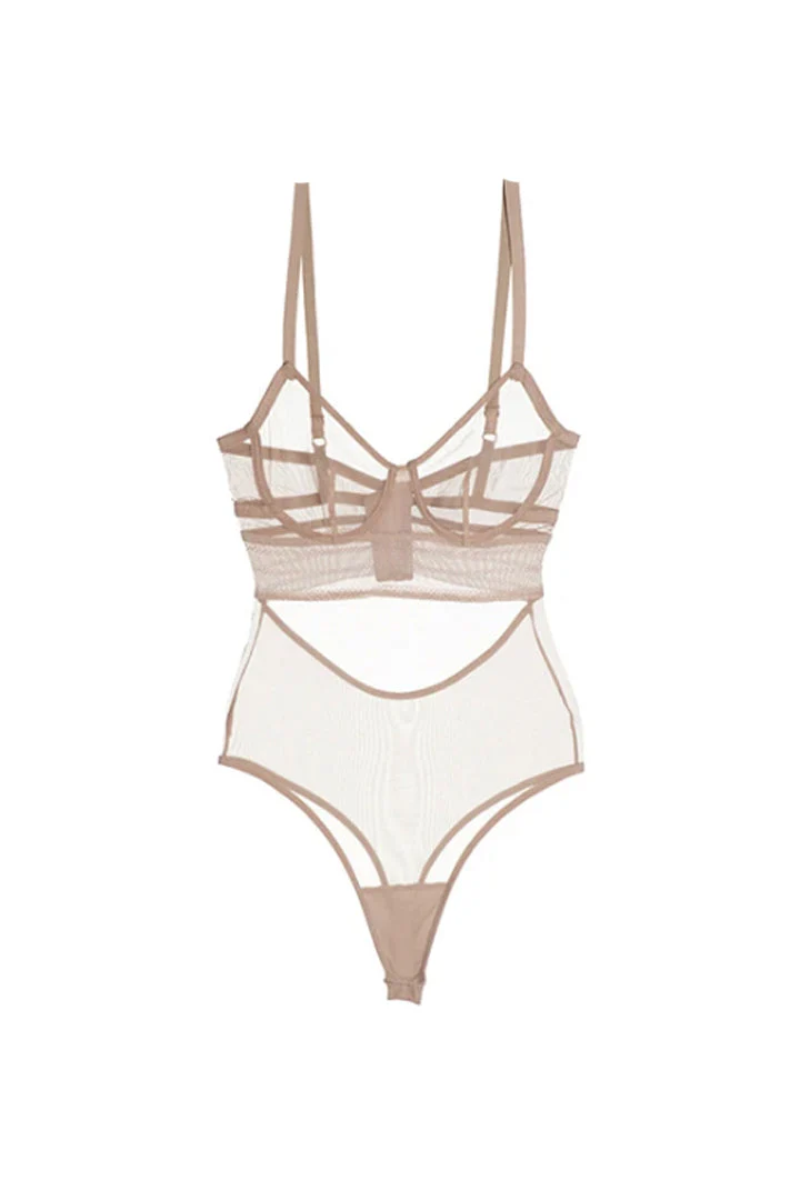 Bare Underwire Bodysuit | Powder - Image 2