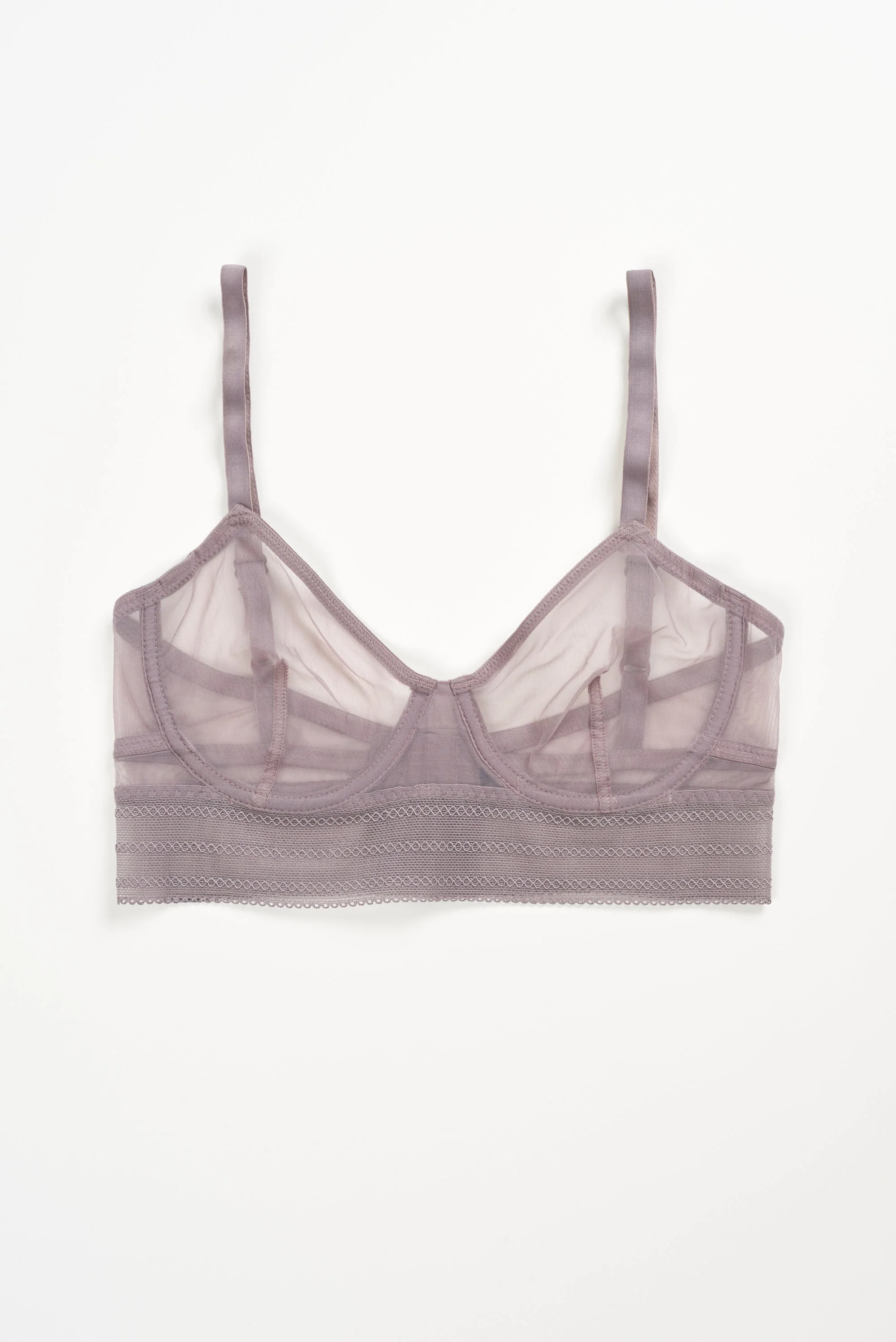 Bare Underwire Full Cup Longline Bra | Lavender
