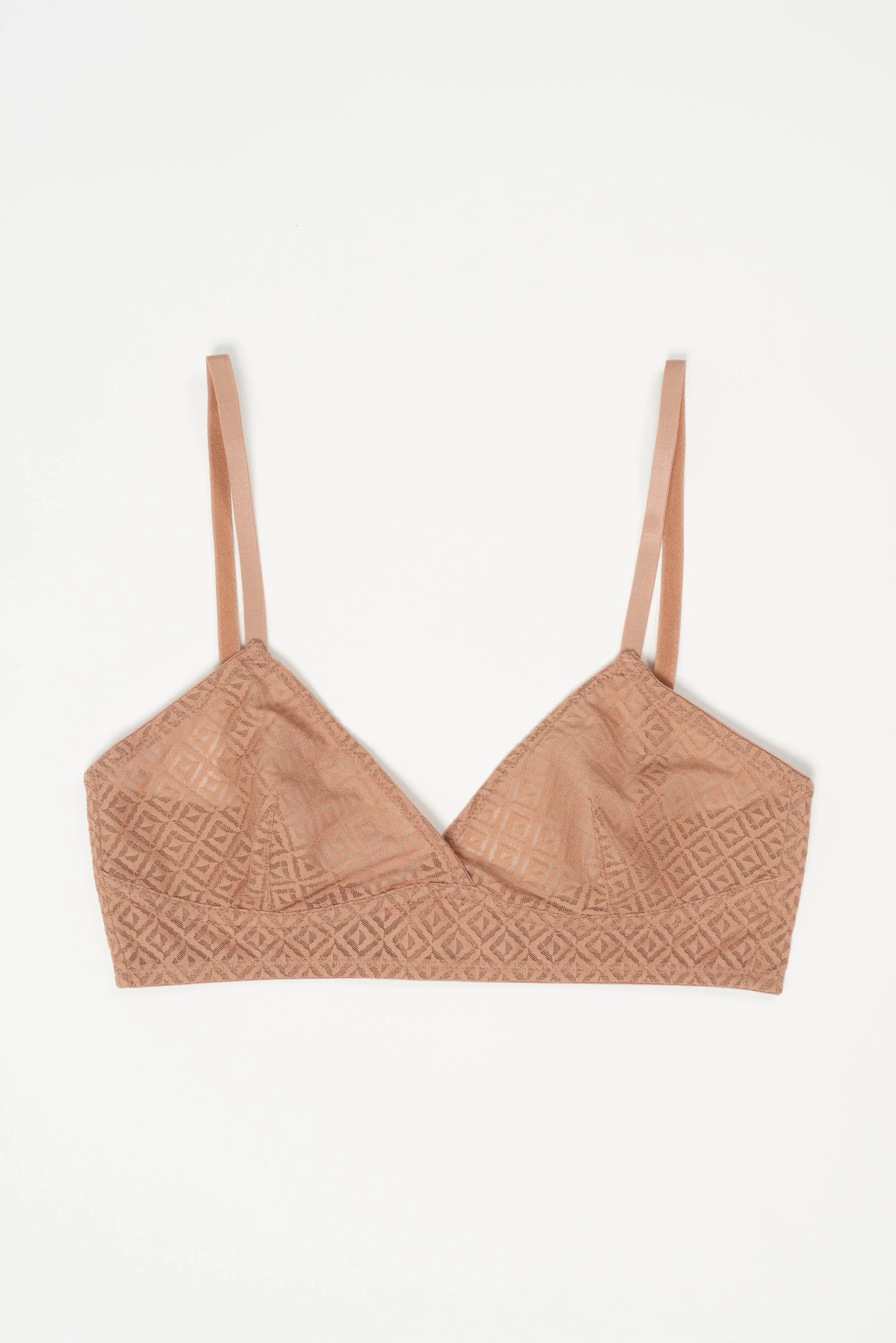Betty Triangle Soft Bra | Bronze