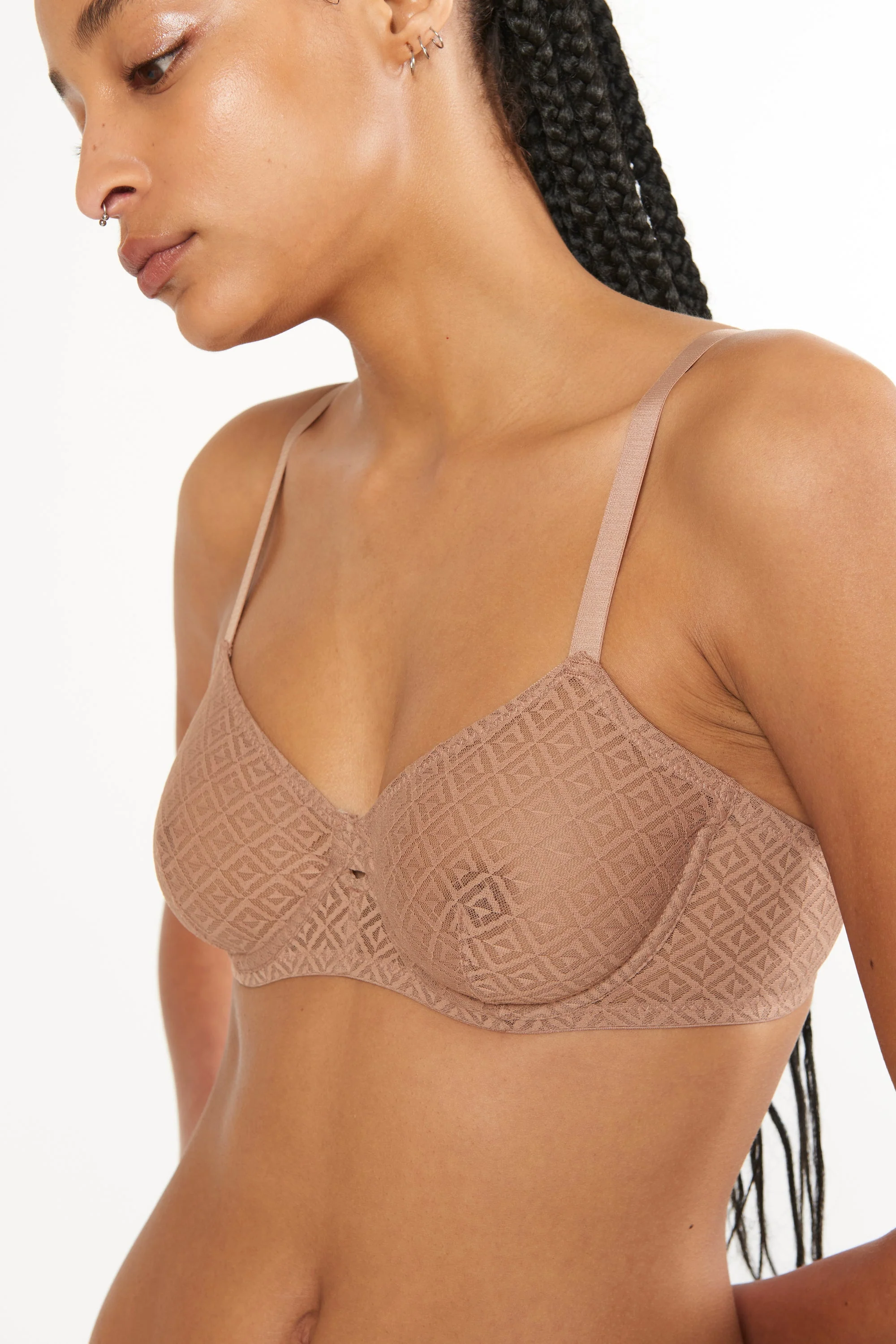 Betty Underwire Full Cup Bra | Bronze - Image 2