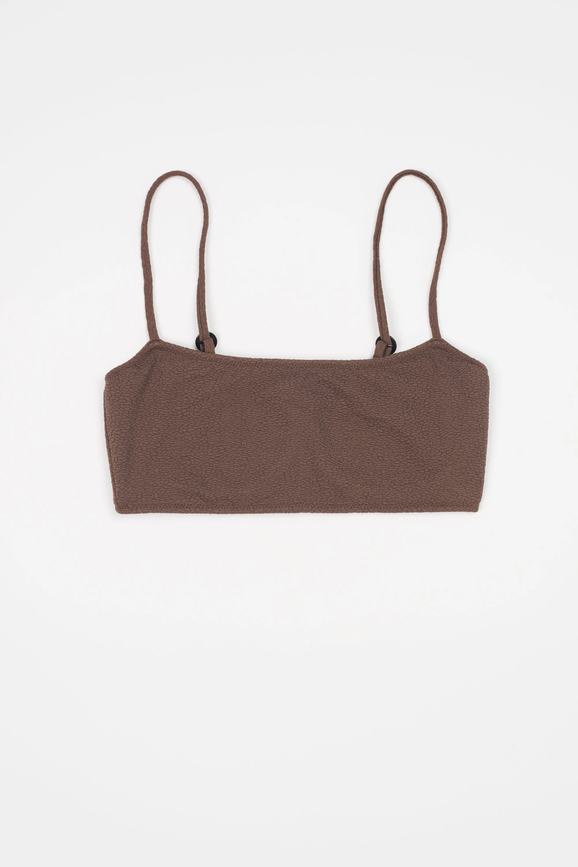 Boucle Hidden Underwire Bikini Top | Choco