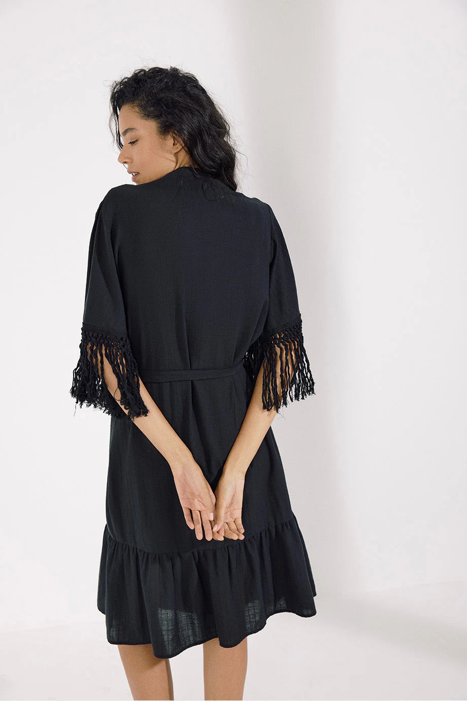 Cabo Cover Robe/ Cover Up | Black - Image 5