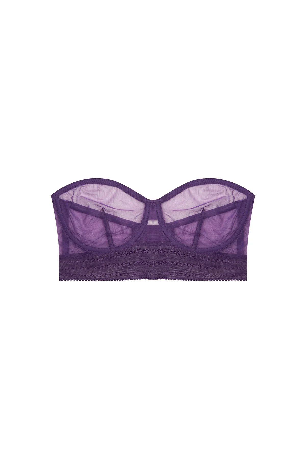 Bare Underwire Strapless Bra | Violet