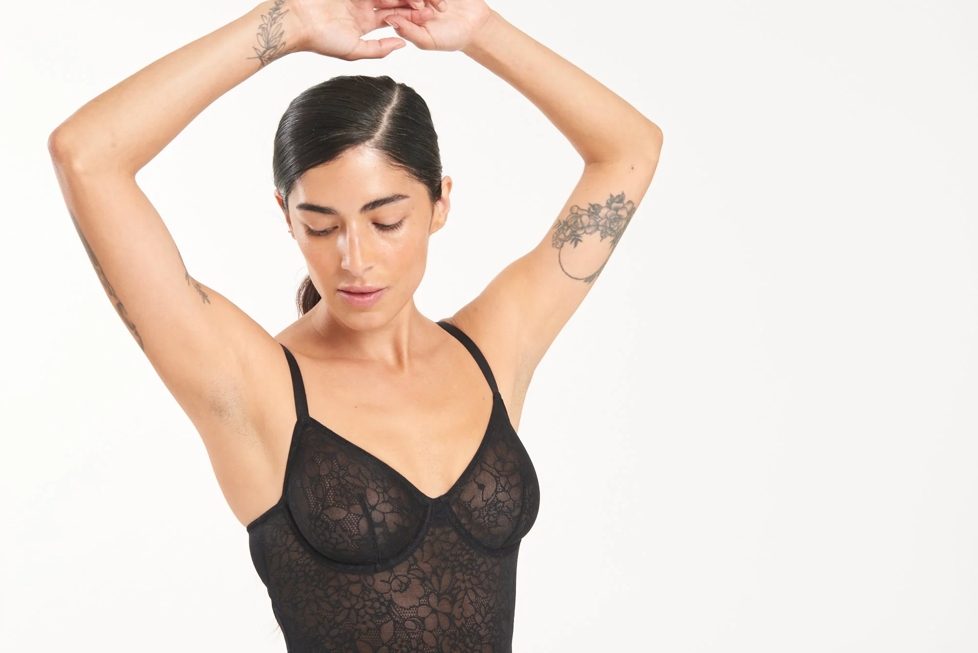 Eden Underwire Bodysuit | Black - Image 4