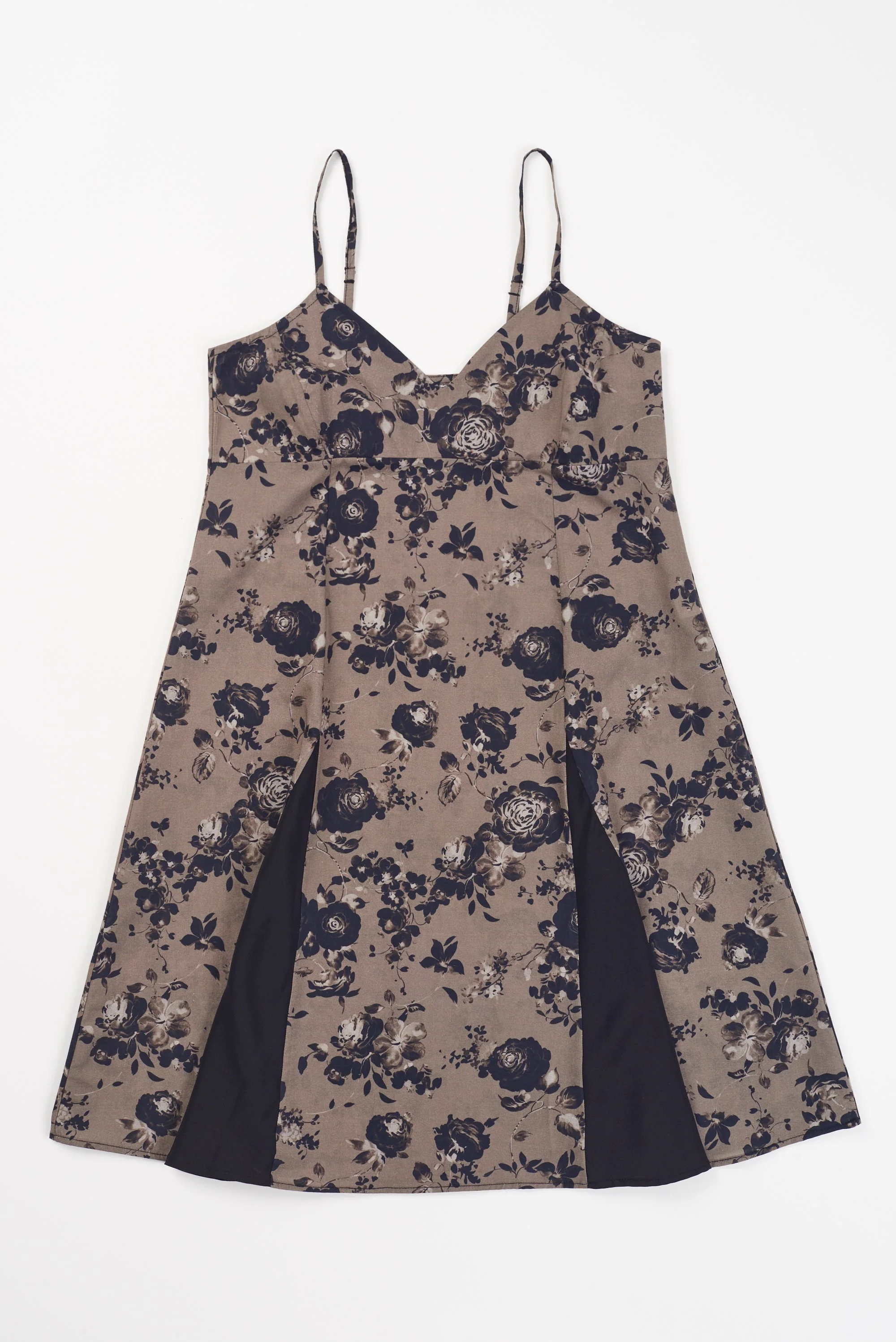 Euphoria Slip Dress | Grey/Black - Image 3