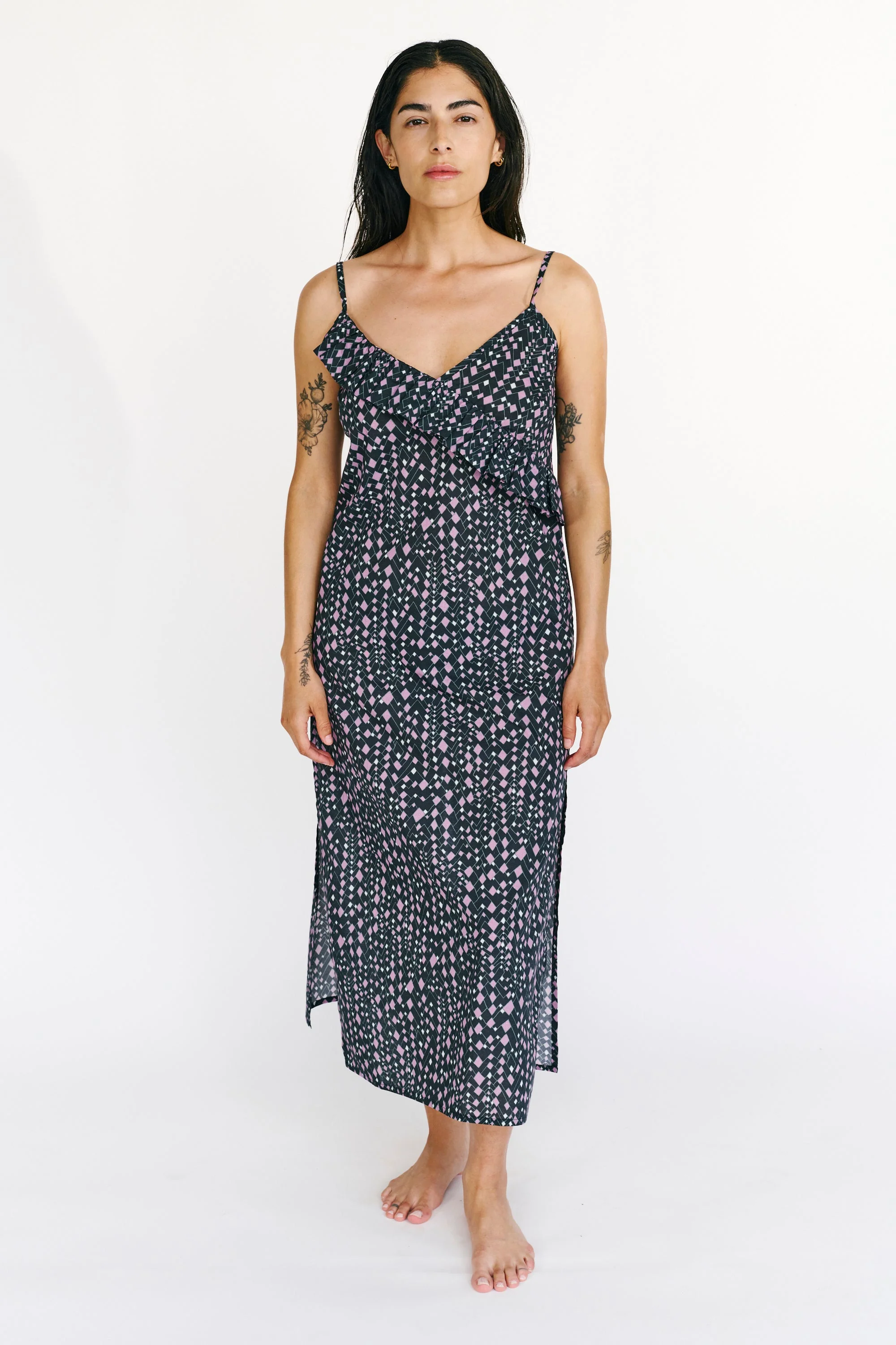 Geo Slip Dress - Image 2
