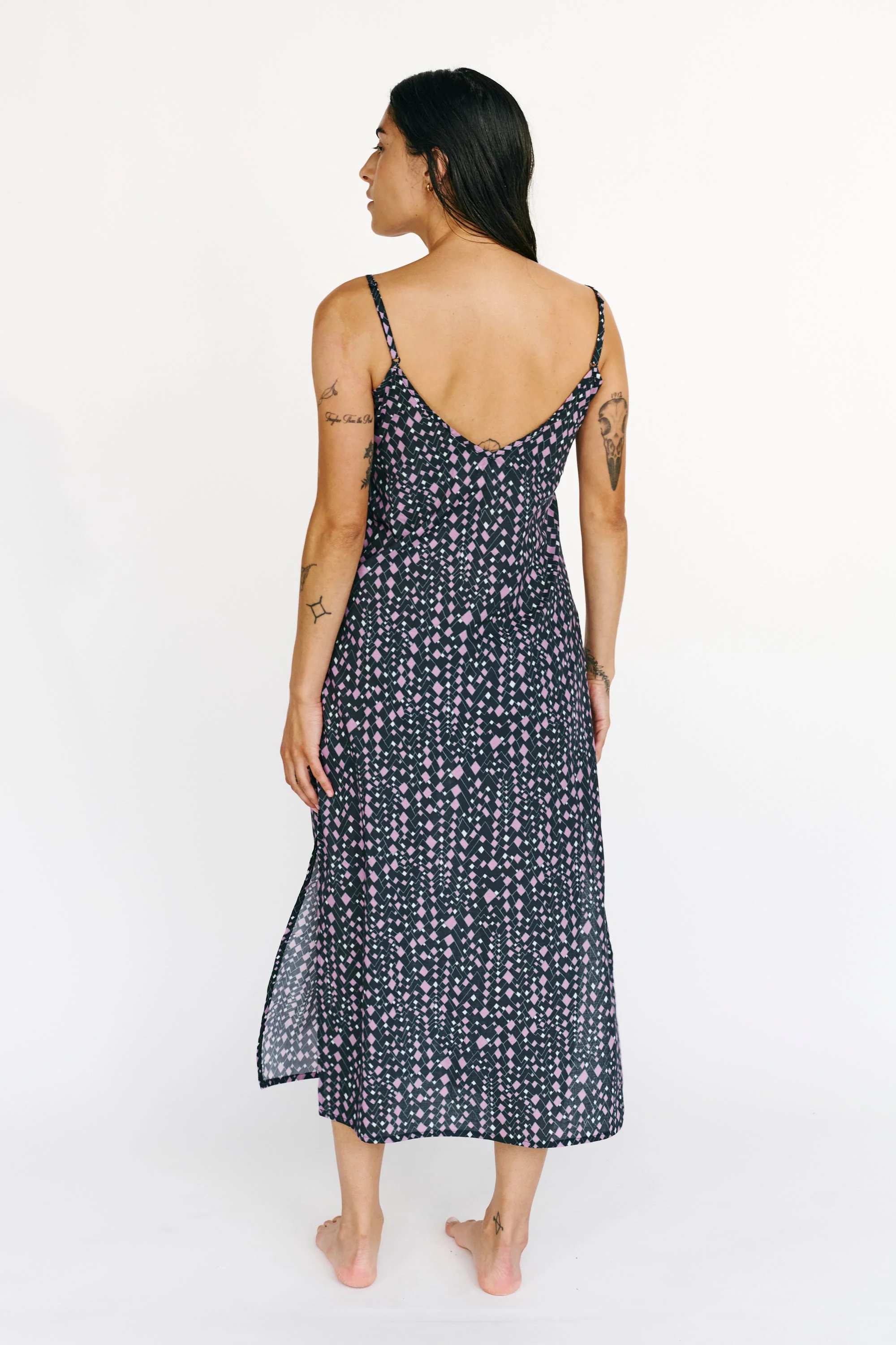 Geo Slip Dress - Image 4