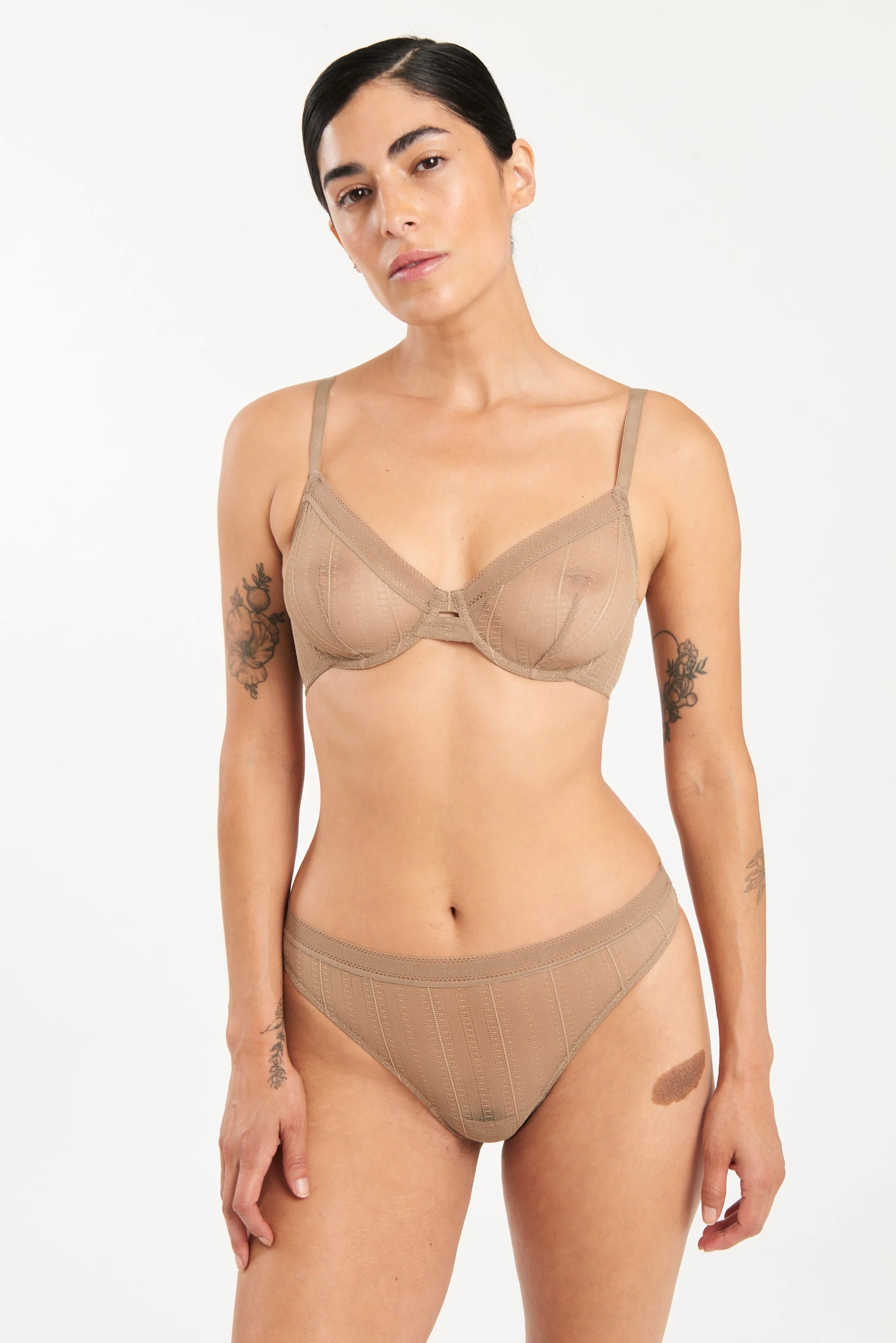 Izzy Underwire Bra | Taupe - Image 3