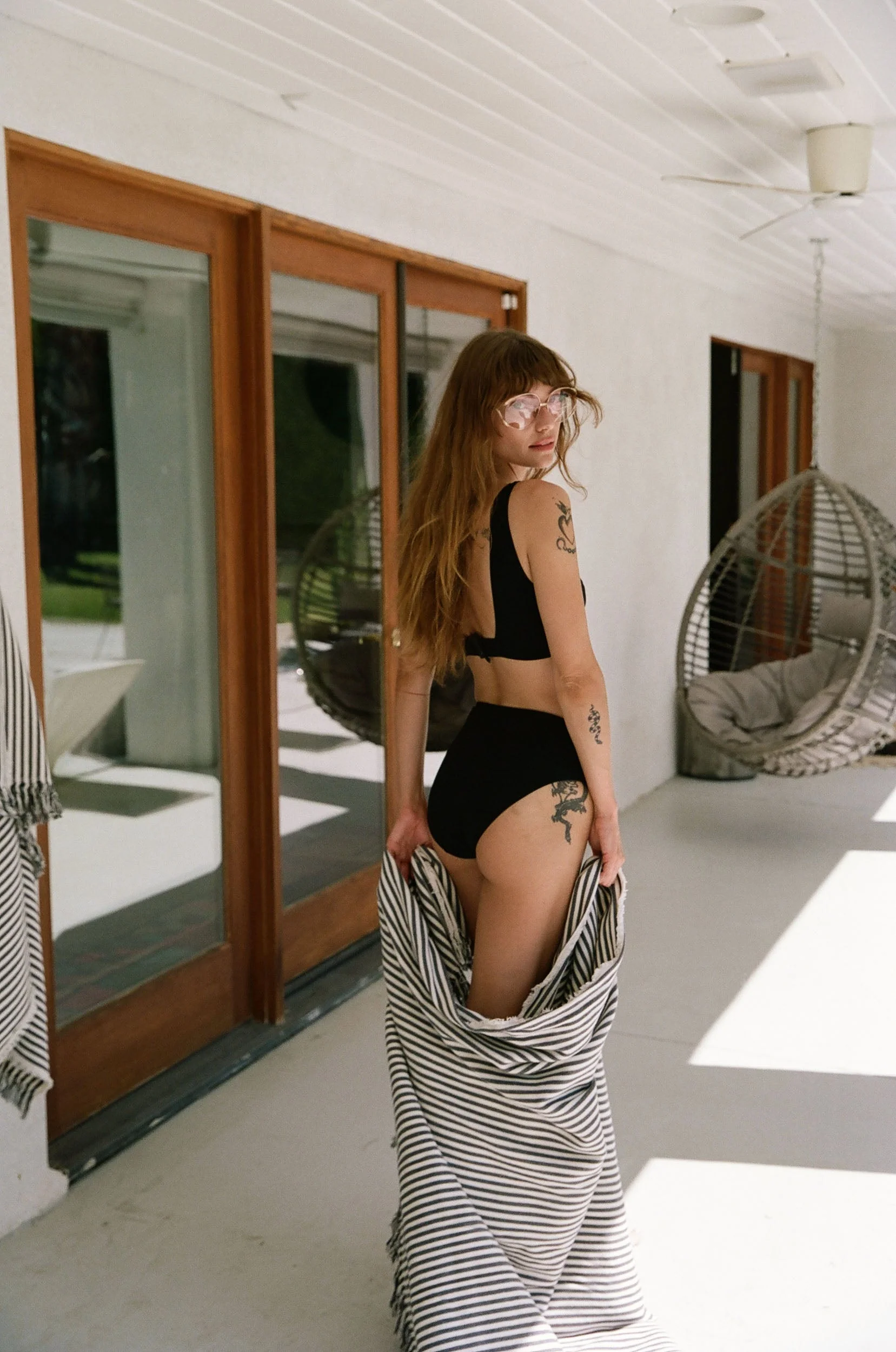 Mare High Waist Bikini Bottom | Black - Image 2