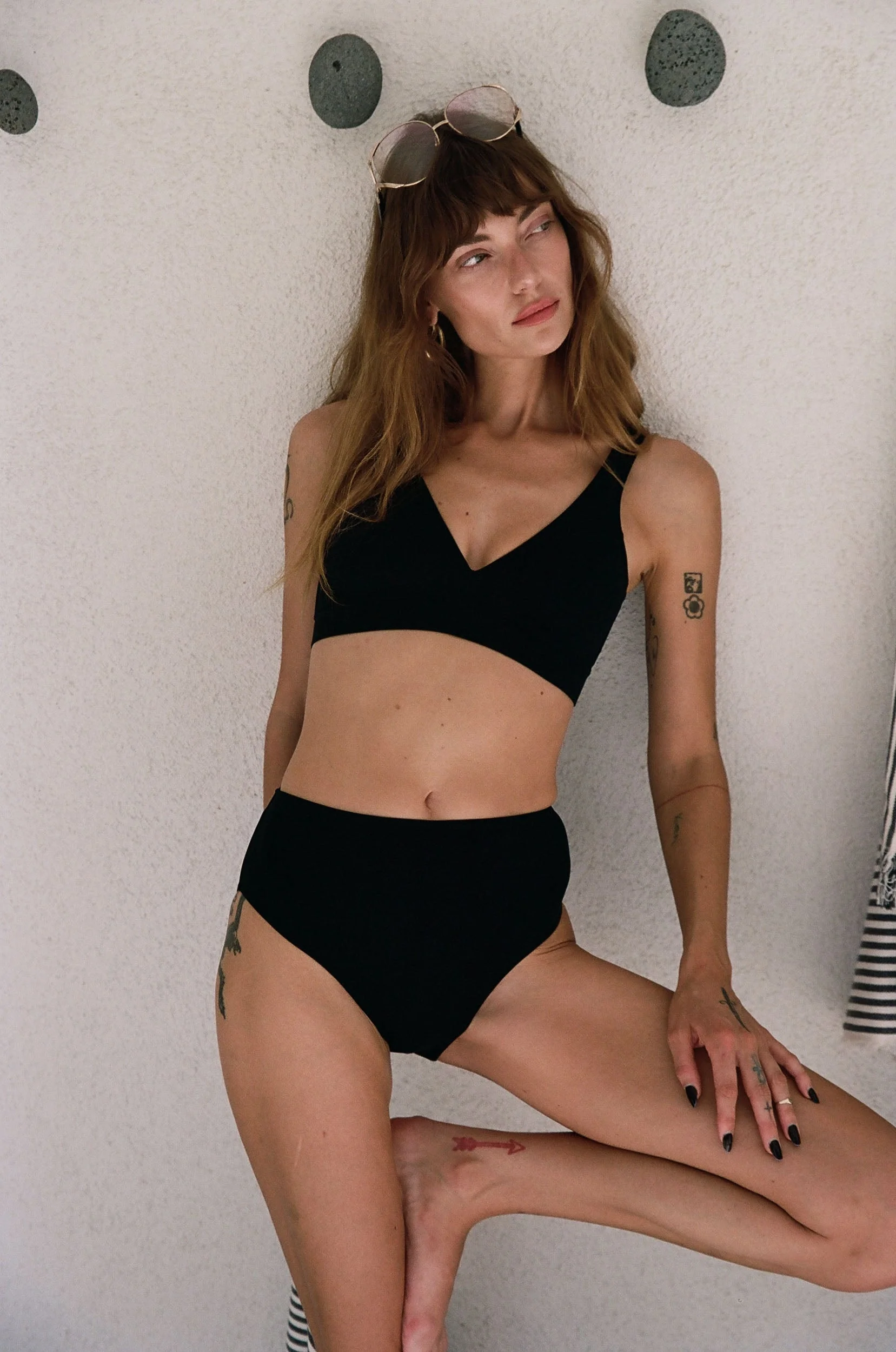 Mare Underwire Plunge Top | Black - Image 2