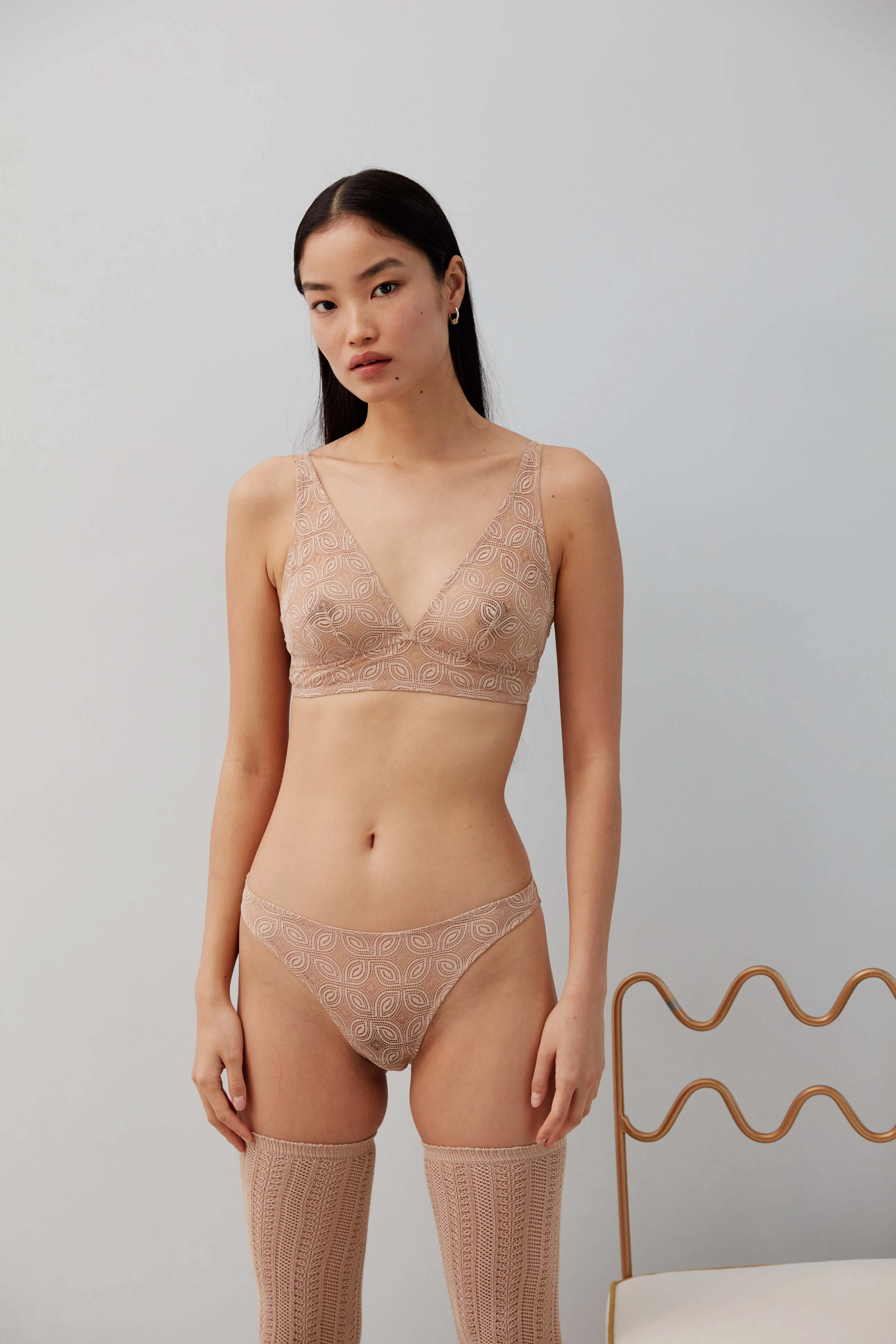 Mariposa Bikini Brief | Blush - Image 3