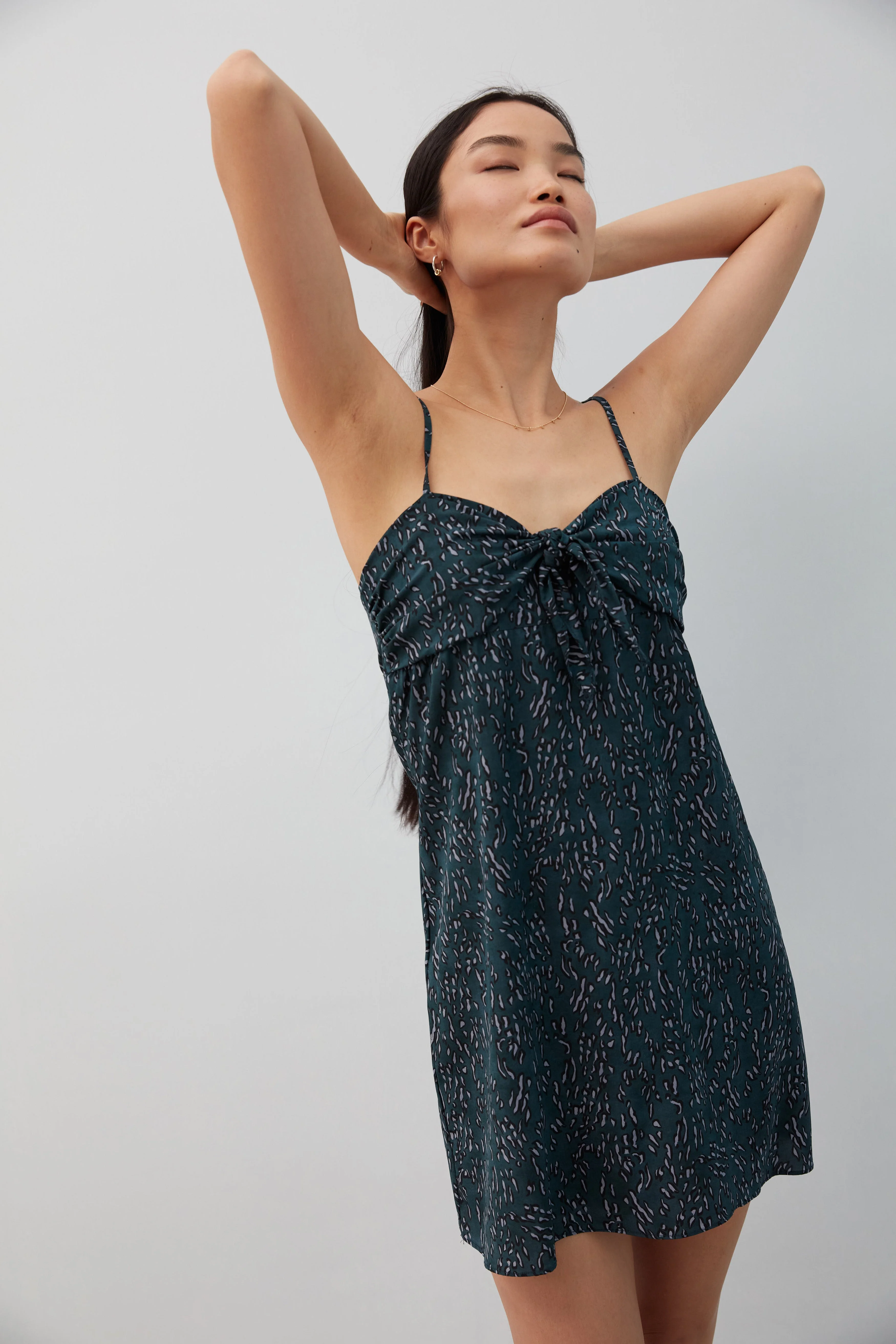Zanzibar Slip Dress | Dark Teal - Image 2
