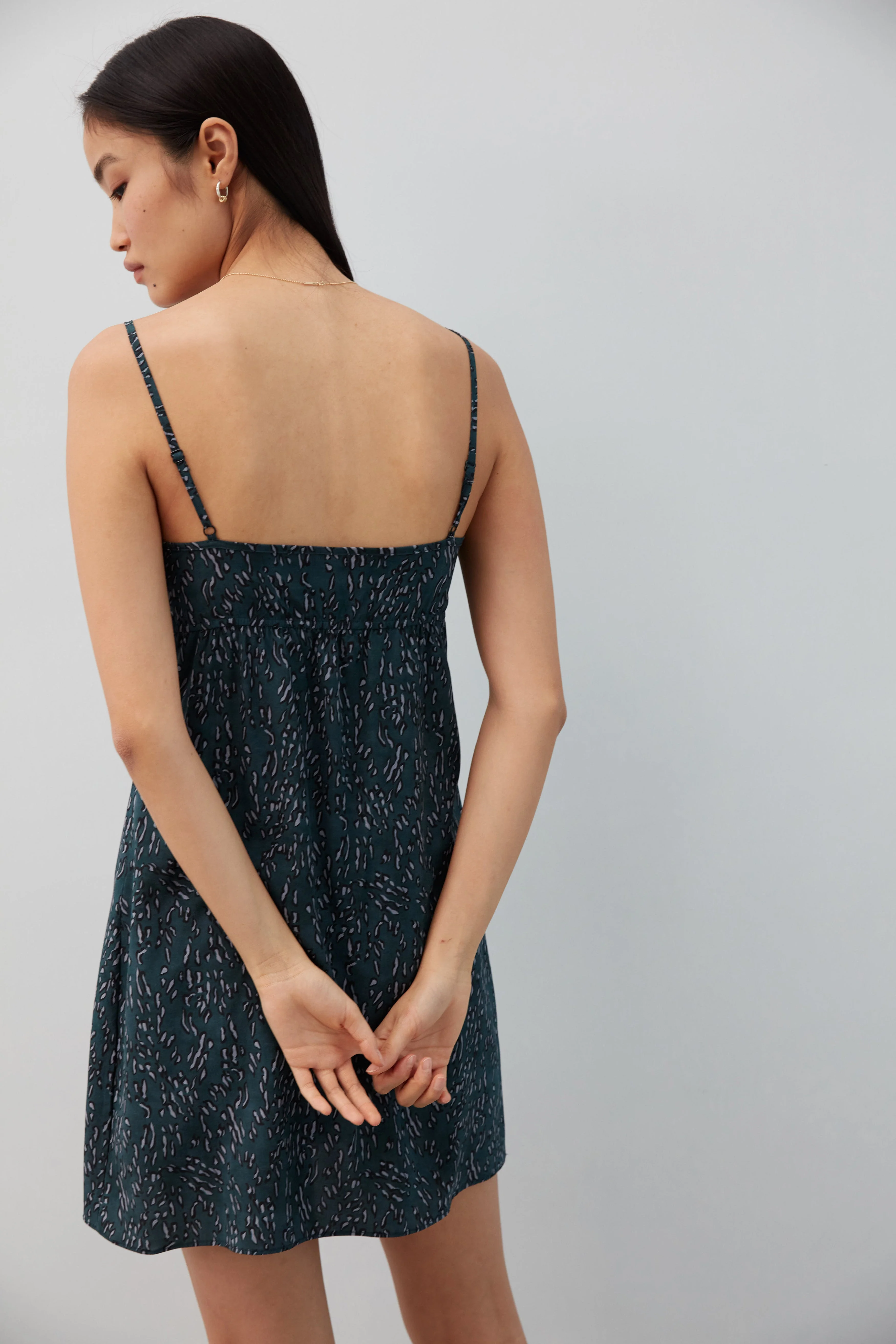 Zanzibar Slip Dress | Dark Teal - Image 3