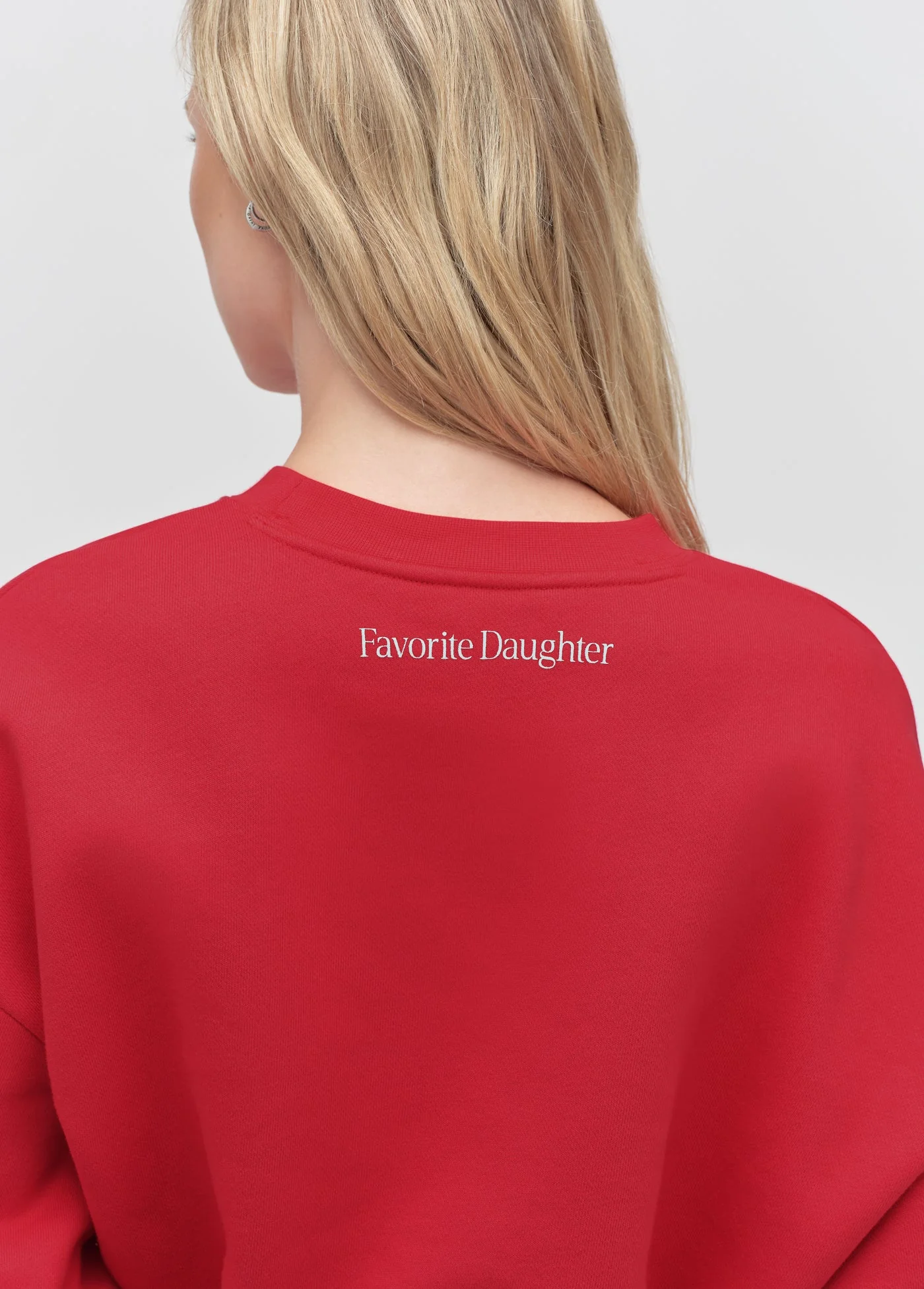 Go Sports Sweatshirt | Red White - Image 5