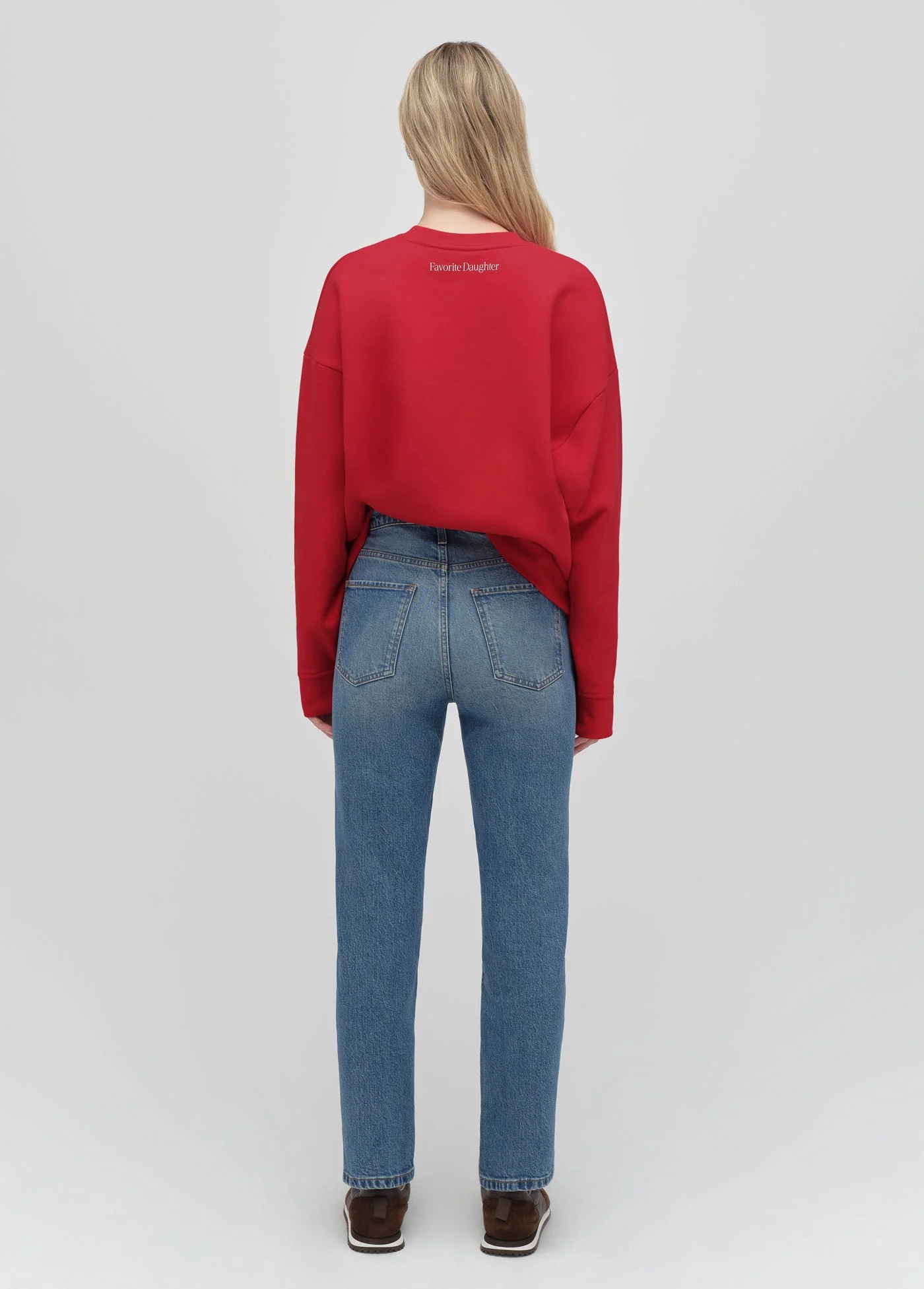 Go Sports Sweatshirt | Red White - Image 6