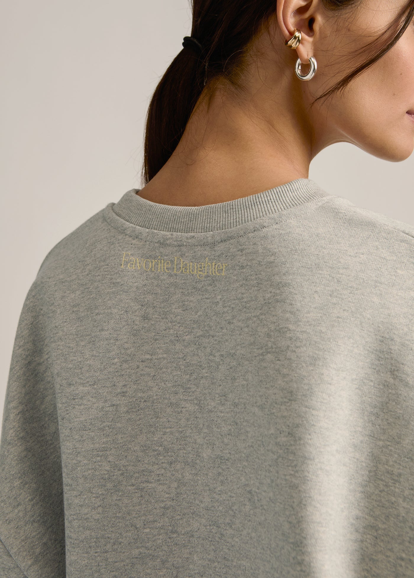 Sports Mom Sweatshirt | Heather Grey - Image 4