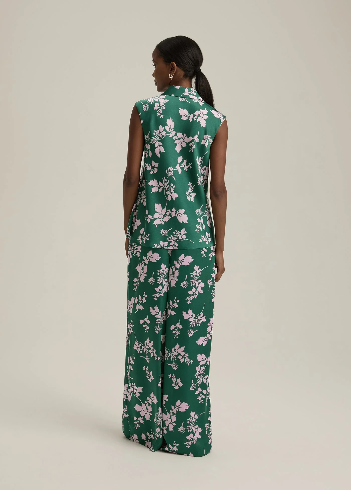 The Agatha Top | Emerald Floral - Image 5