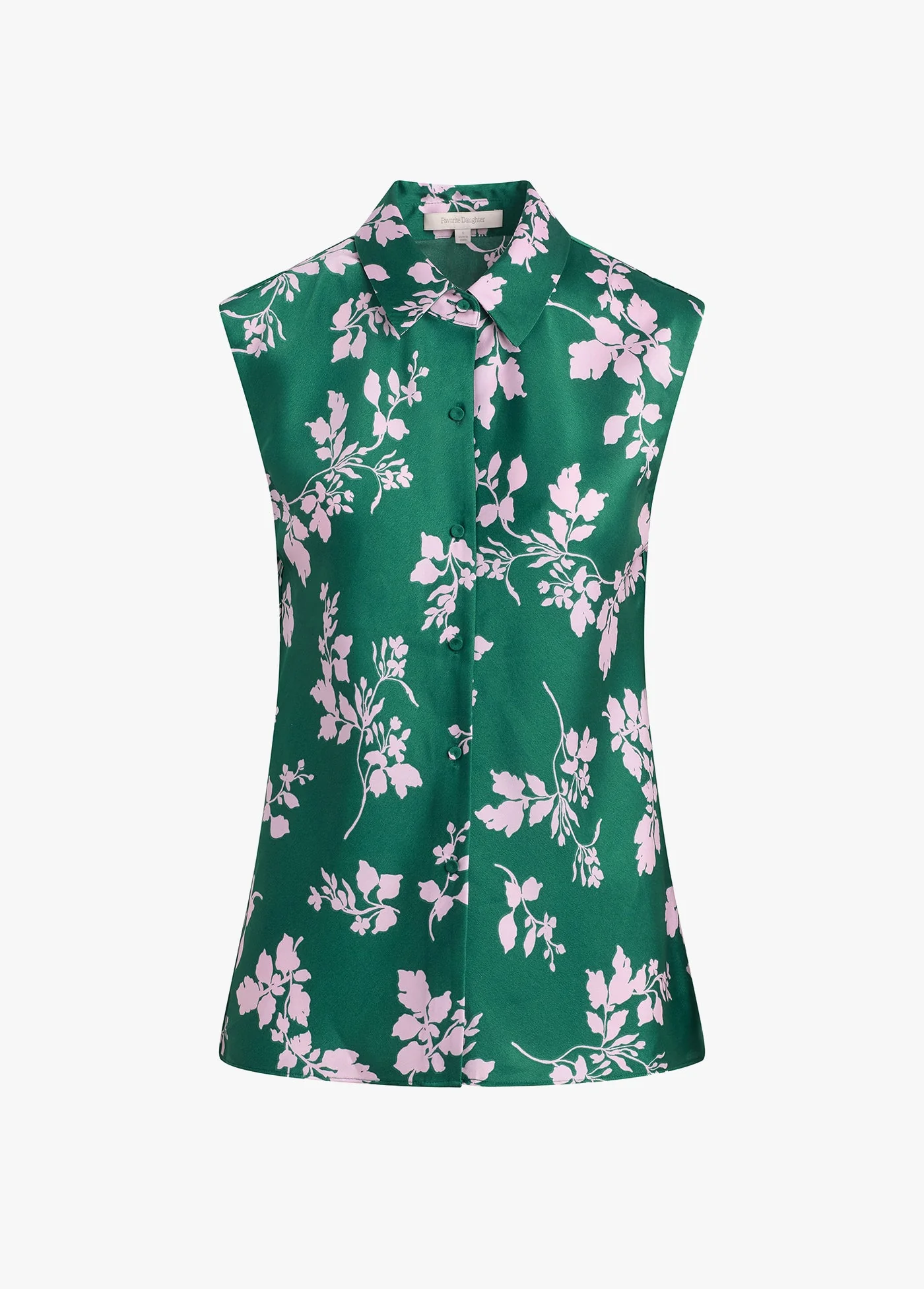 The Agatha Top | Emerald Floral - Image 6