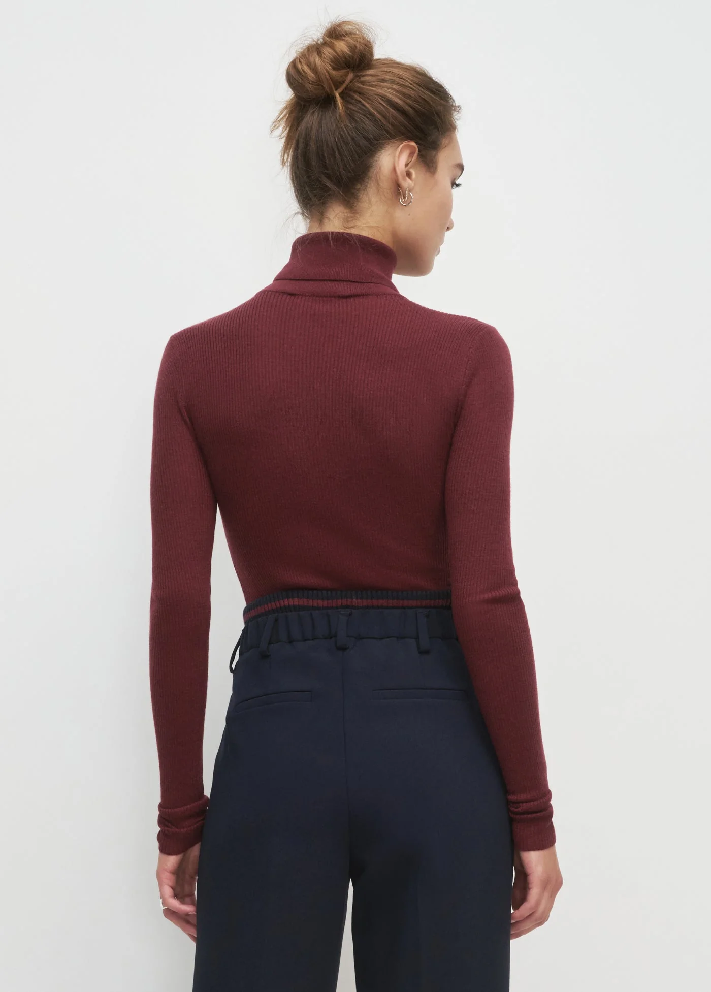 The Amelia Long Sleeve Top | Vino - Image 3