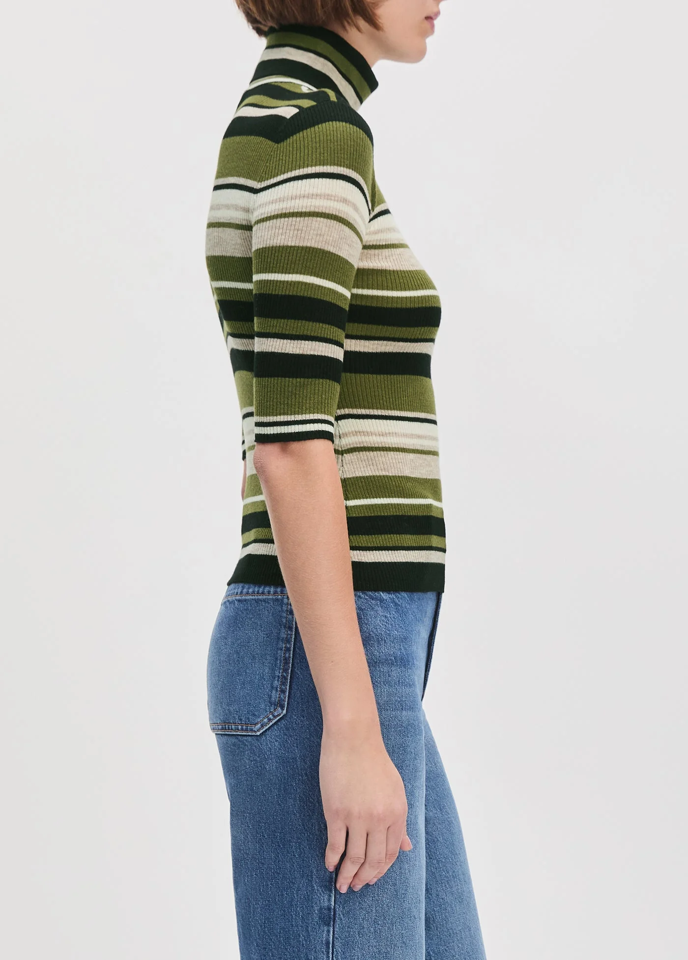 The Amelia Top | Nottingham Stripe - Image 7