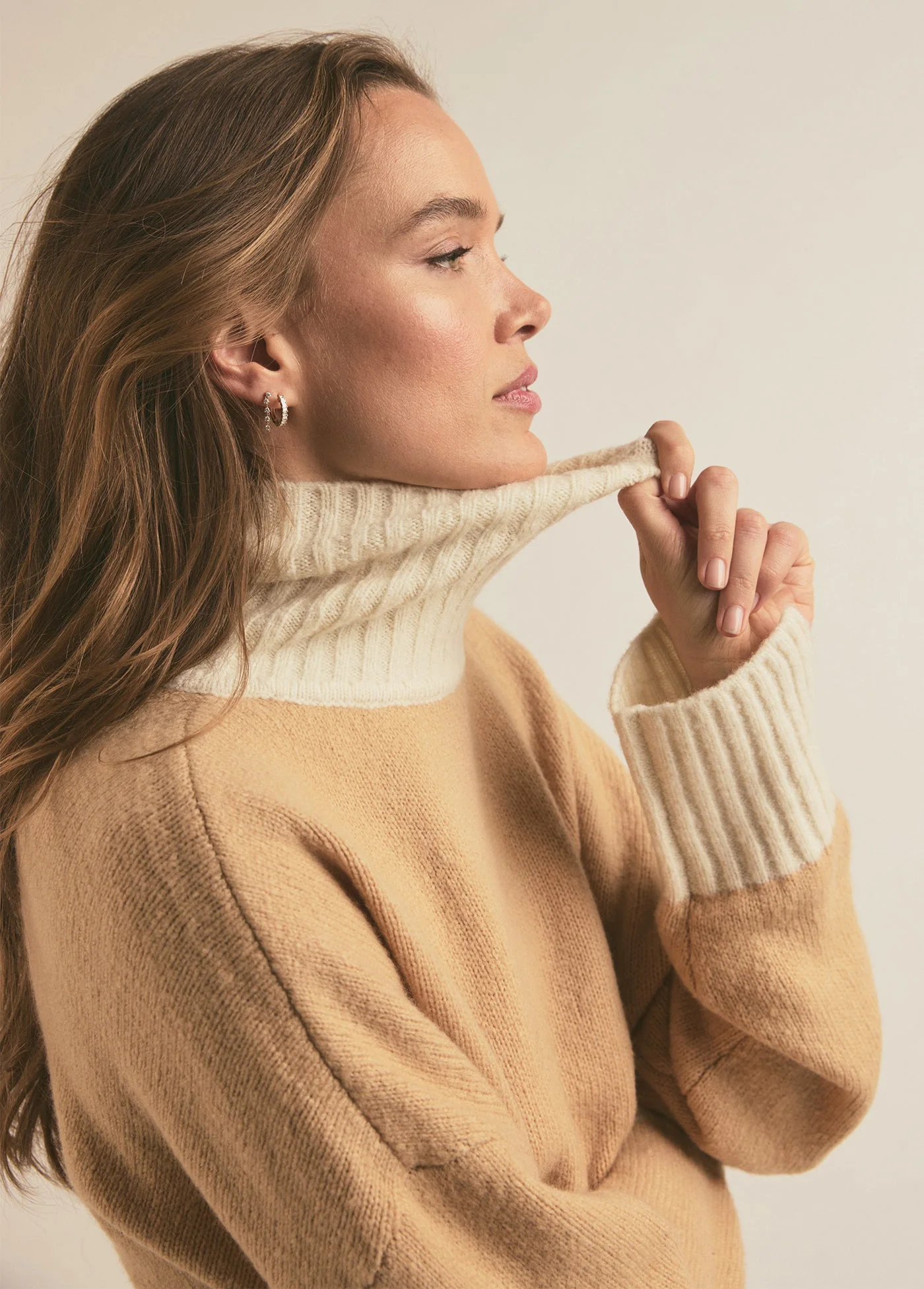 The Andi Sweater | Beige Ivory