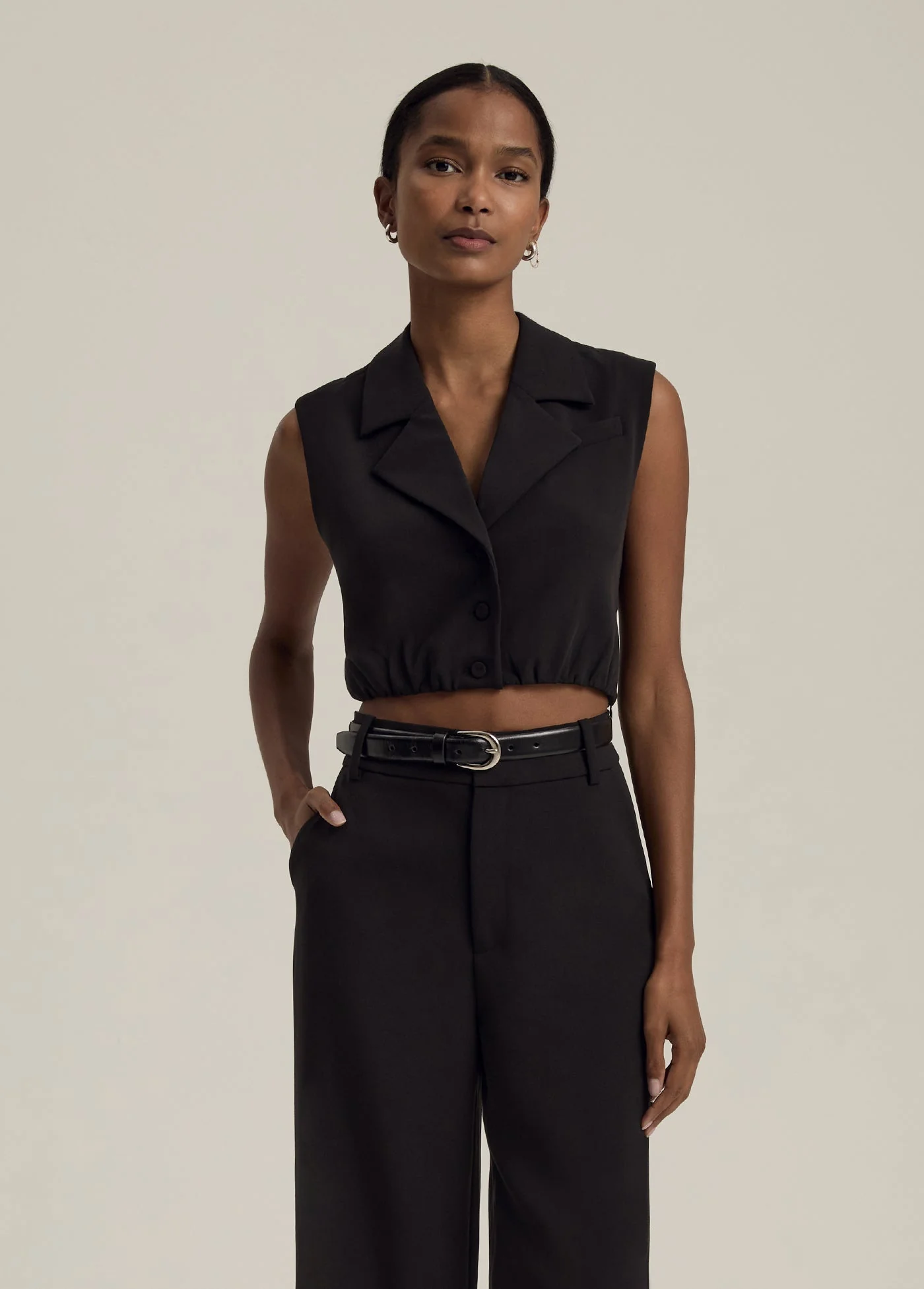 The Audrey Vest | Black
