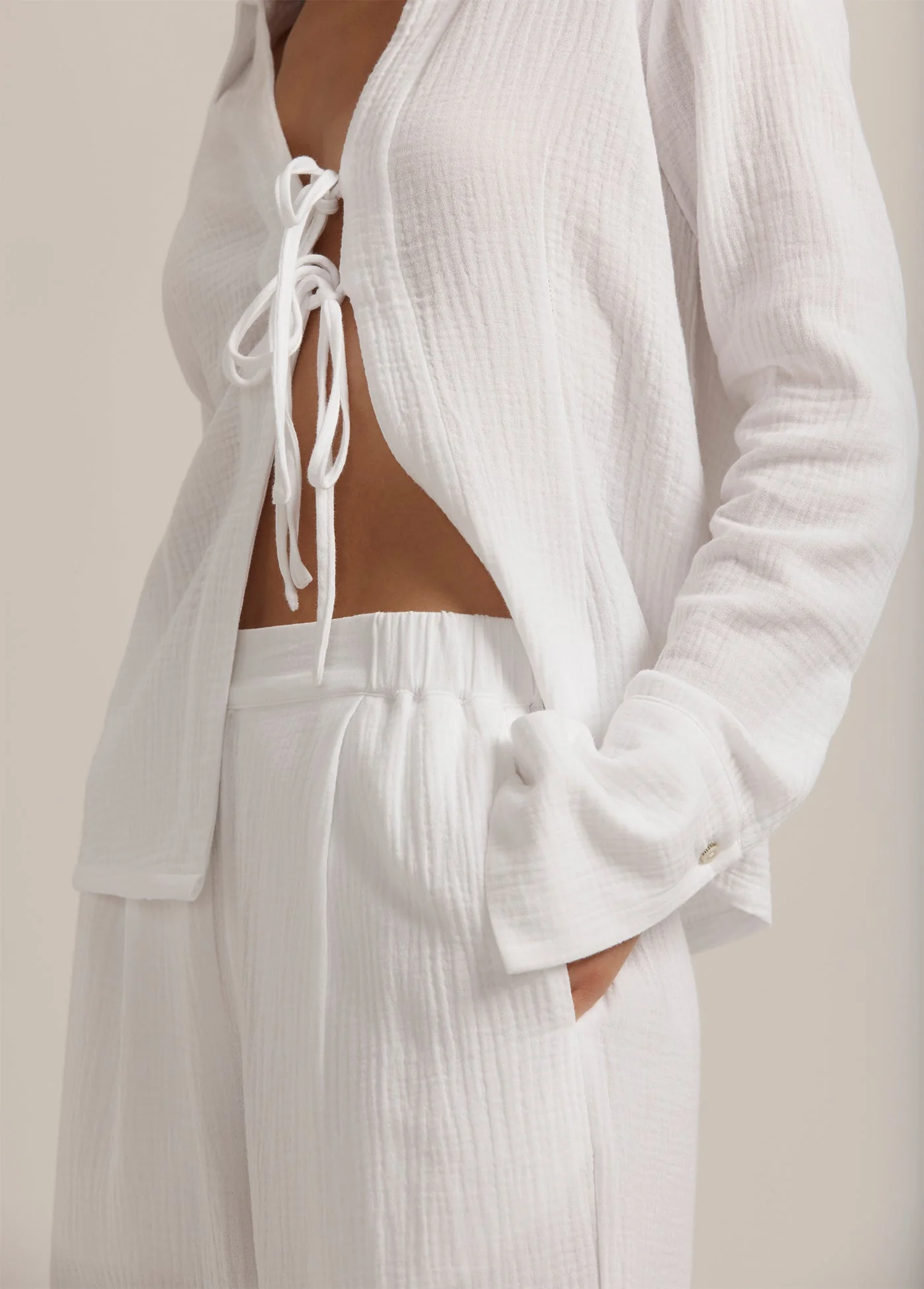 The Beach Walk Pant | Bright White - Image 2