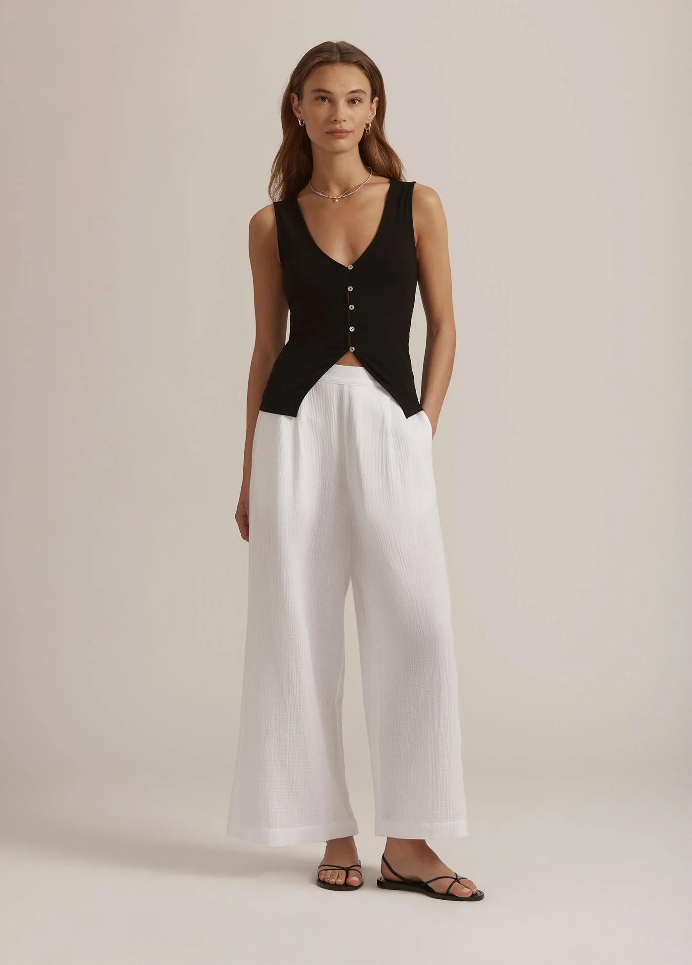 The Beach Walk Pant | Bright White - Image 3