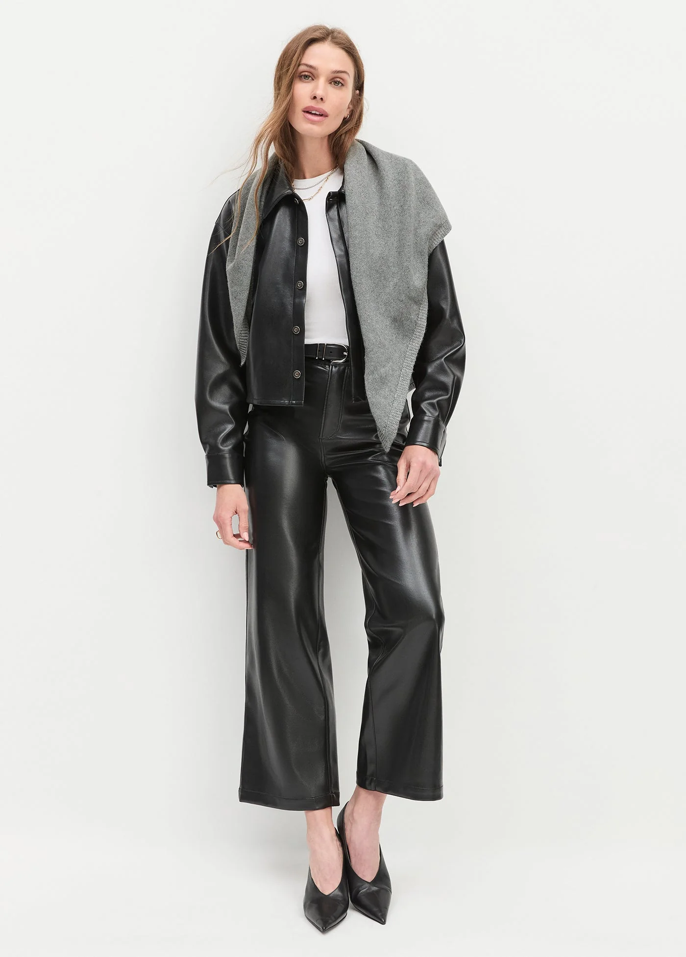 The Brady Crop Shirt | Raven - Image 3