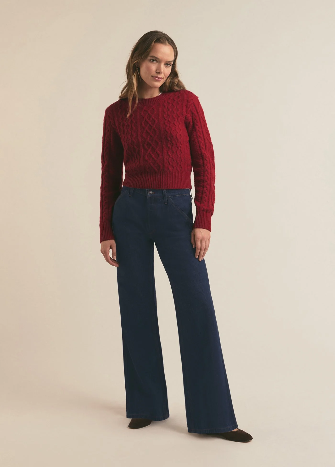 The Cable Pullover Sweater | Haute Rouge - Image 2