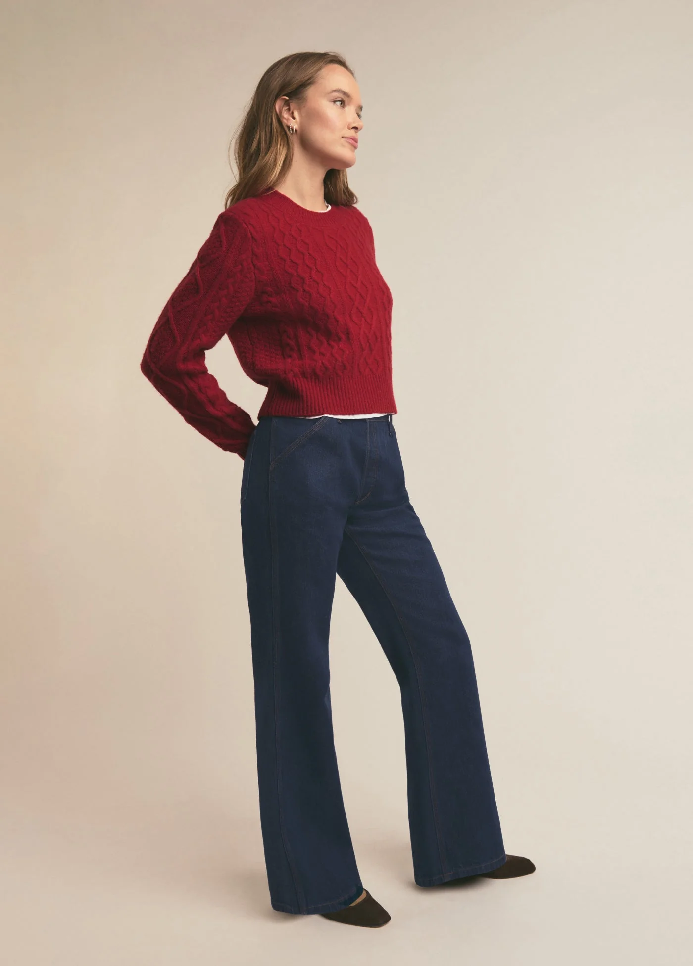 The Cable Pullover Sweater | Haute Rouge - Image 3